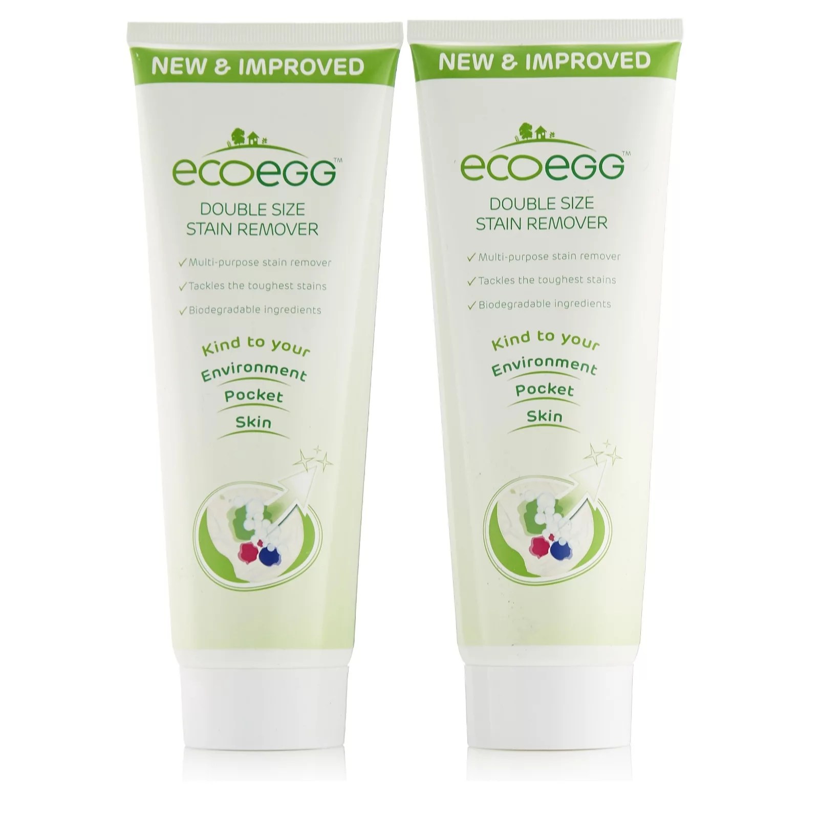 Ecoegg 2 x 270ml Stain Remover Paste QVC UK