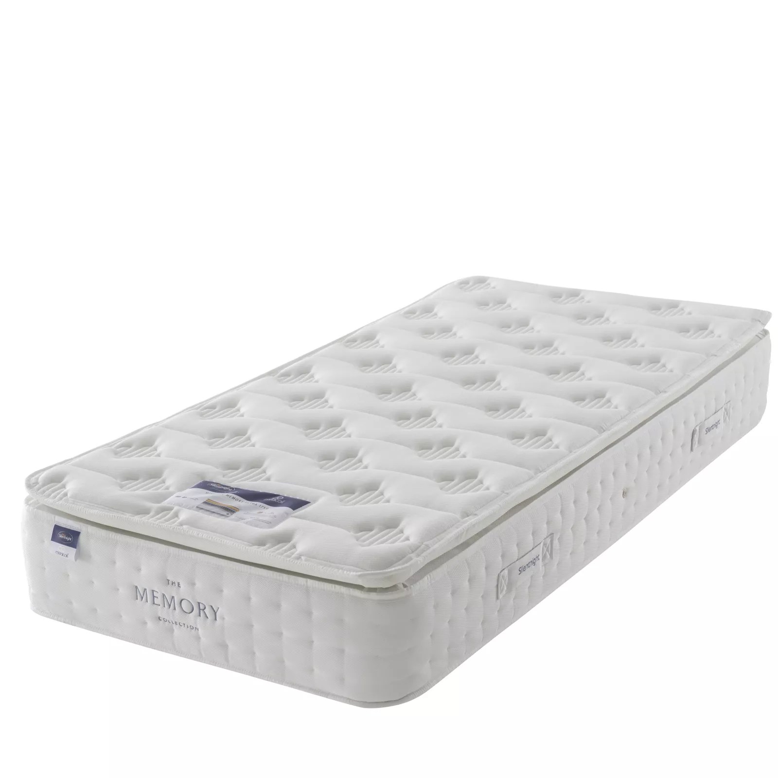 Silentnight Miracoil Memory Ultra 1750 Pillowtop Mattress QVC UK