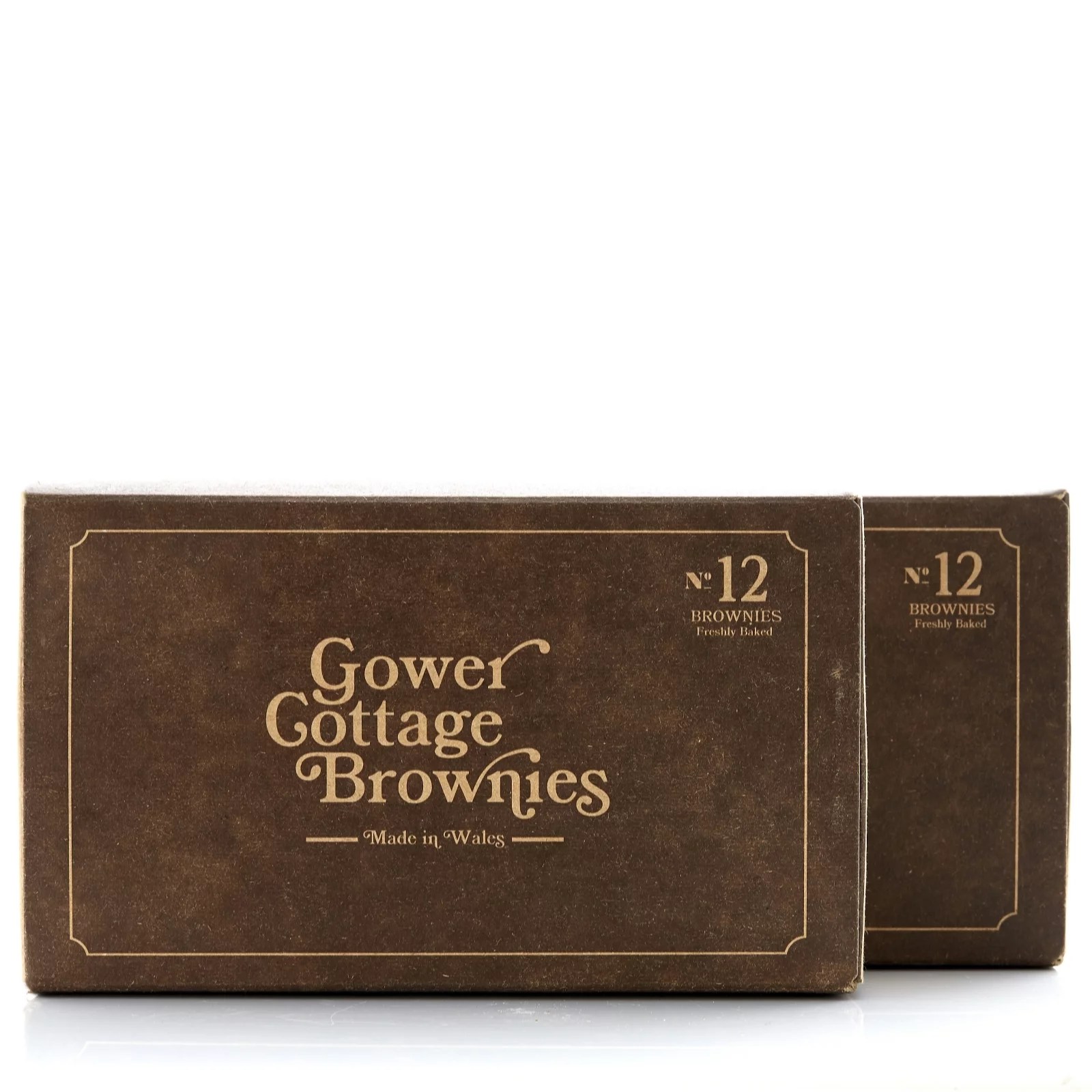 Gower Cottage Brownies Double Pack 24 Handmade Chocolate Brownies QVC UK