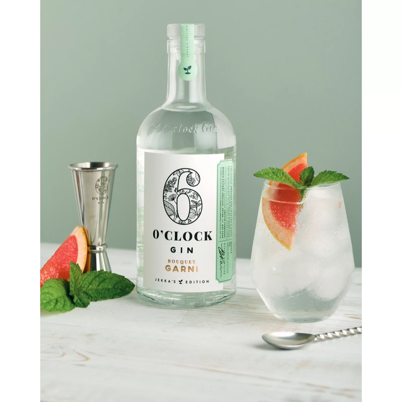 6 O'Clock Gin 700ml Jekka's Limited Edition Gin QVC UK