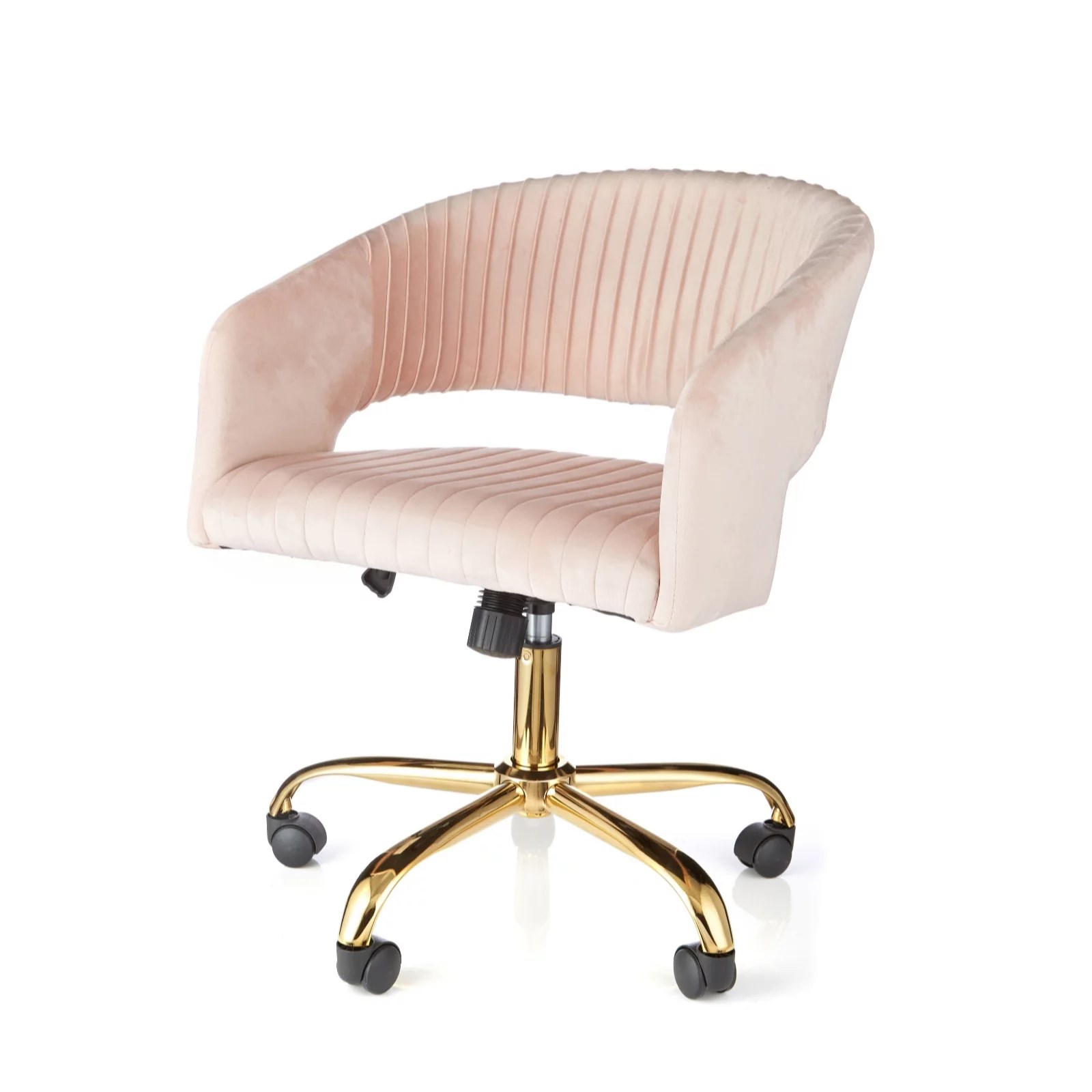 Outlet My Home Stories Velvet Desk Chair QVC UK