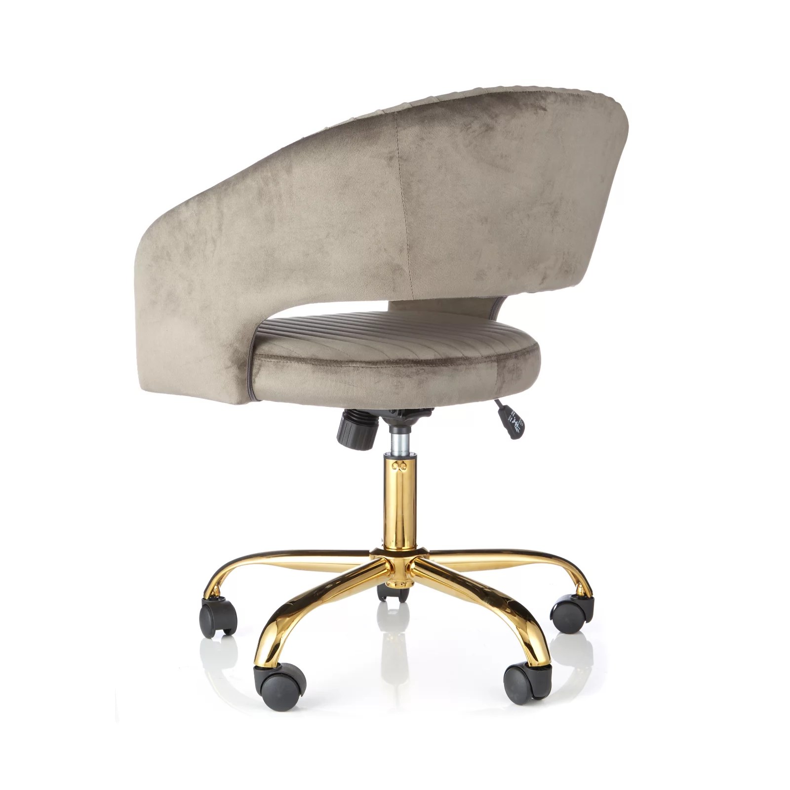 Outlet My Home Stories Velvet Desk Chair QVC UK