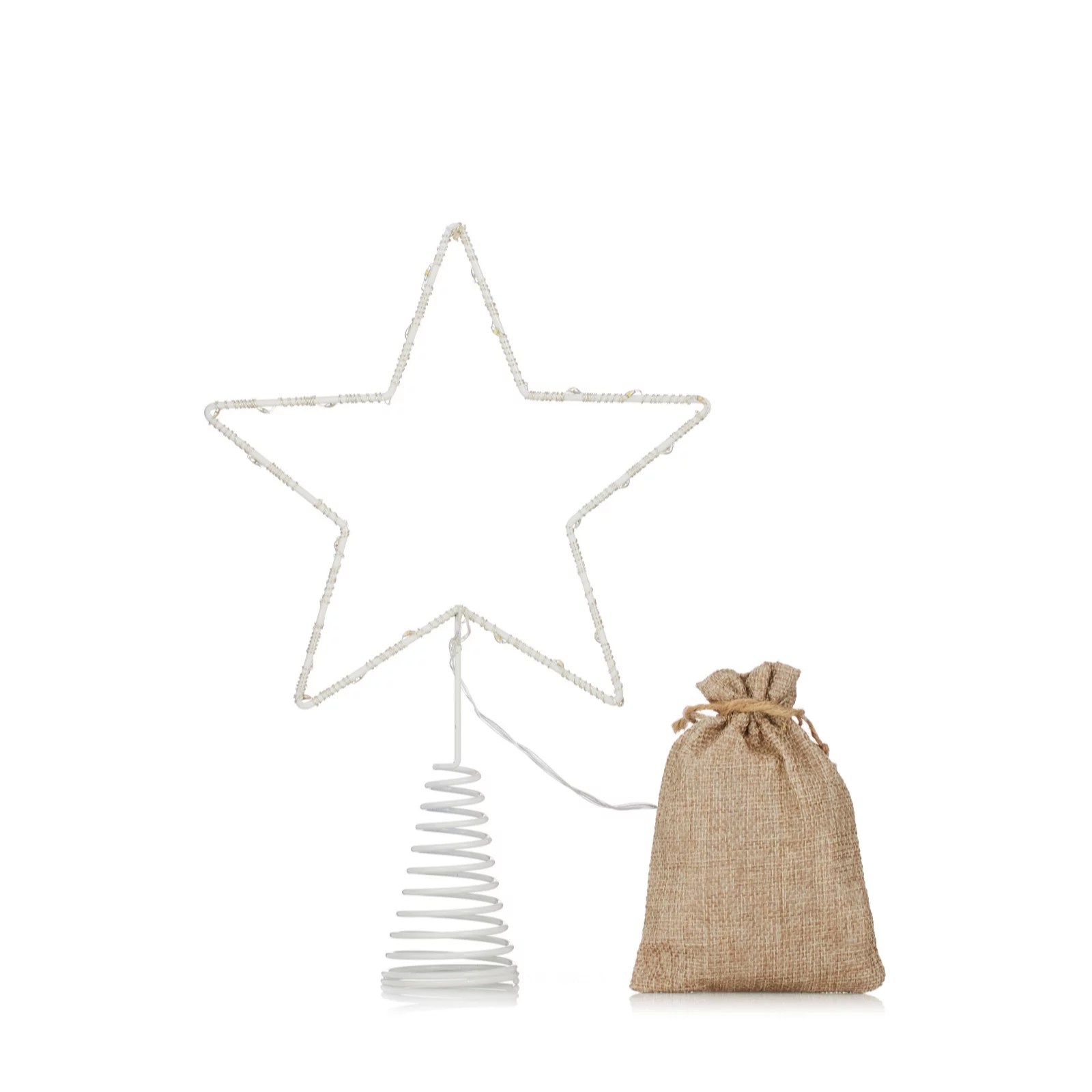 K by Kelly Hoppen Prelit Tree Topper QVC UK
