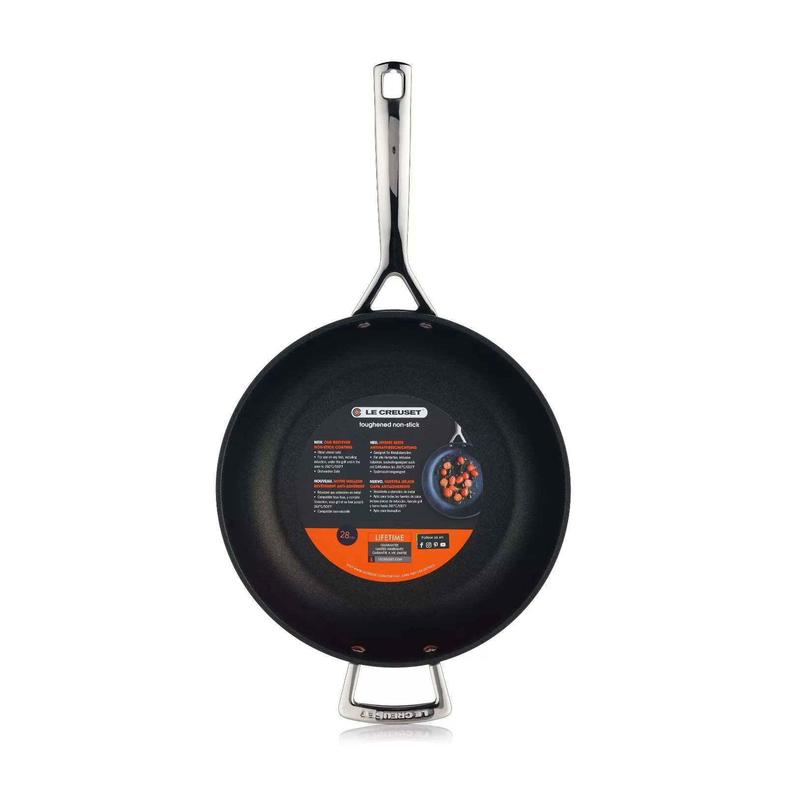 Le Creuset Toughened Non Stick Shallow & Deep Frying Set QVC UK