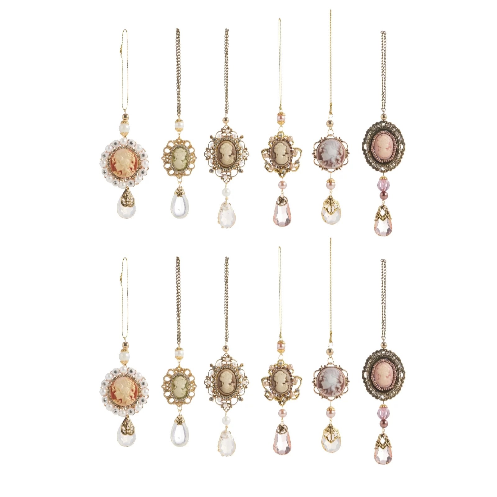 Alison Cork Set of 12 Tree Jewellery QVC UK