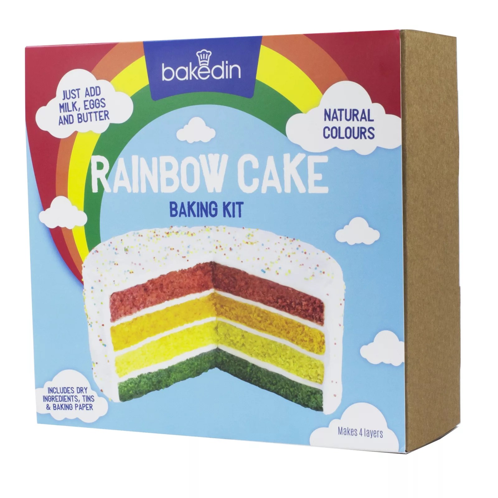 BakedIn Rainbow Layer Cake Kit QVC UK
