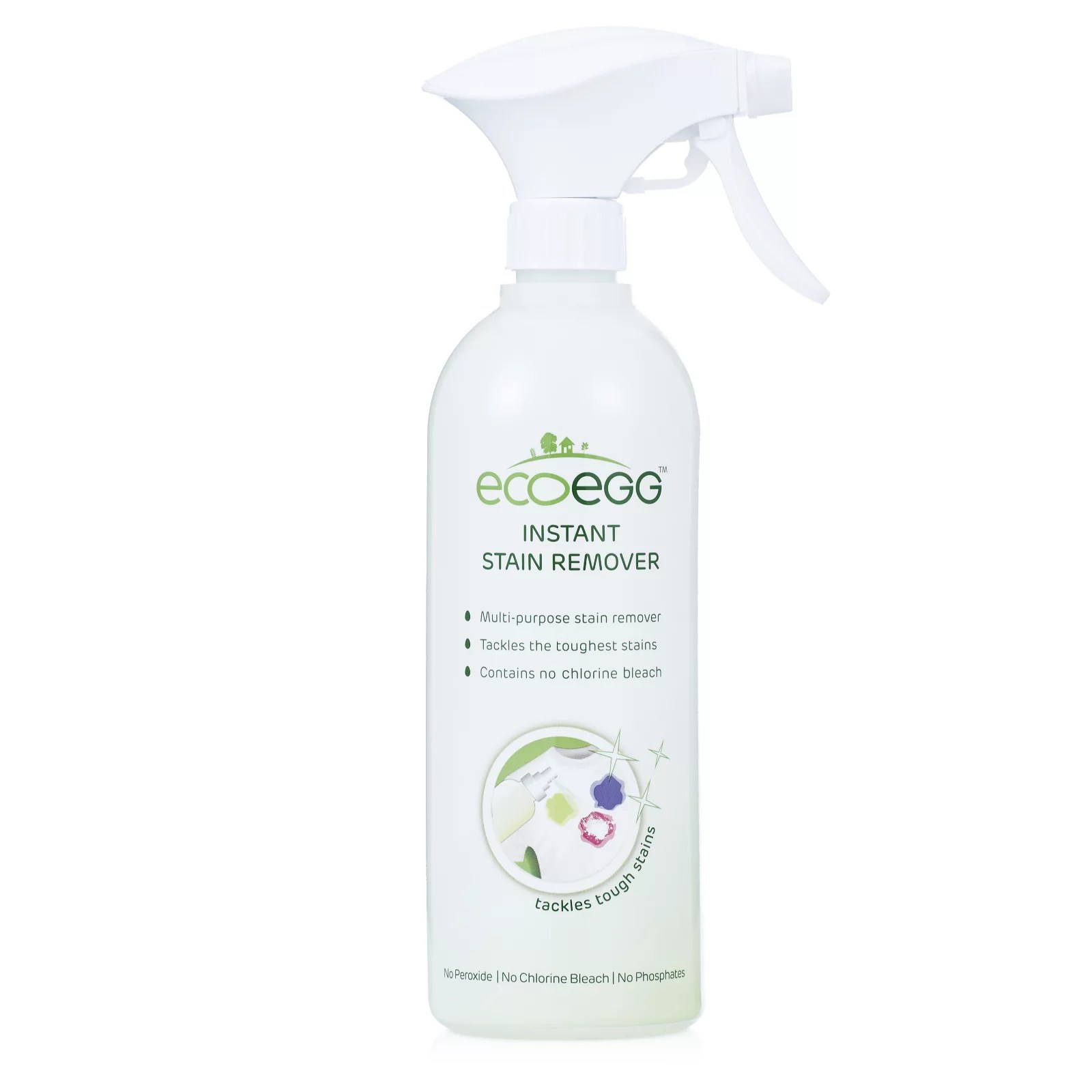 Ecoegg Stain Remover Spray 710ml and 120ml Travel Size Bottle QVC UK