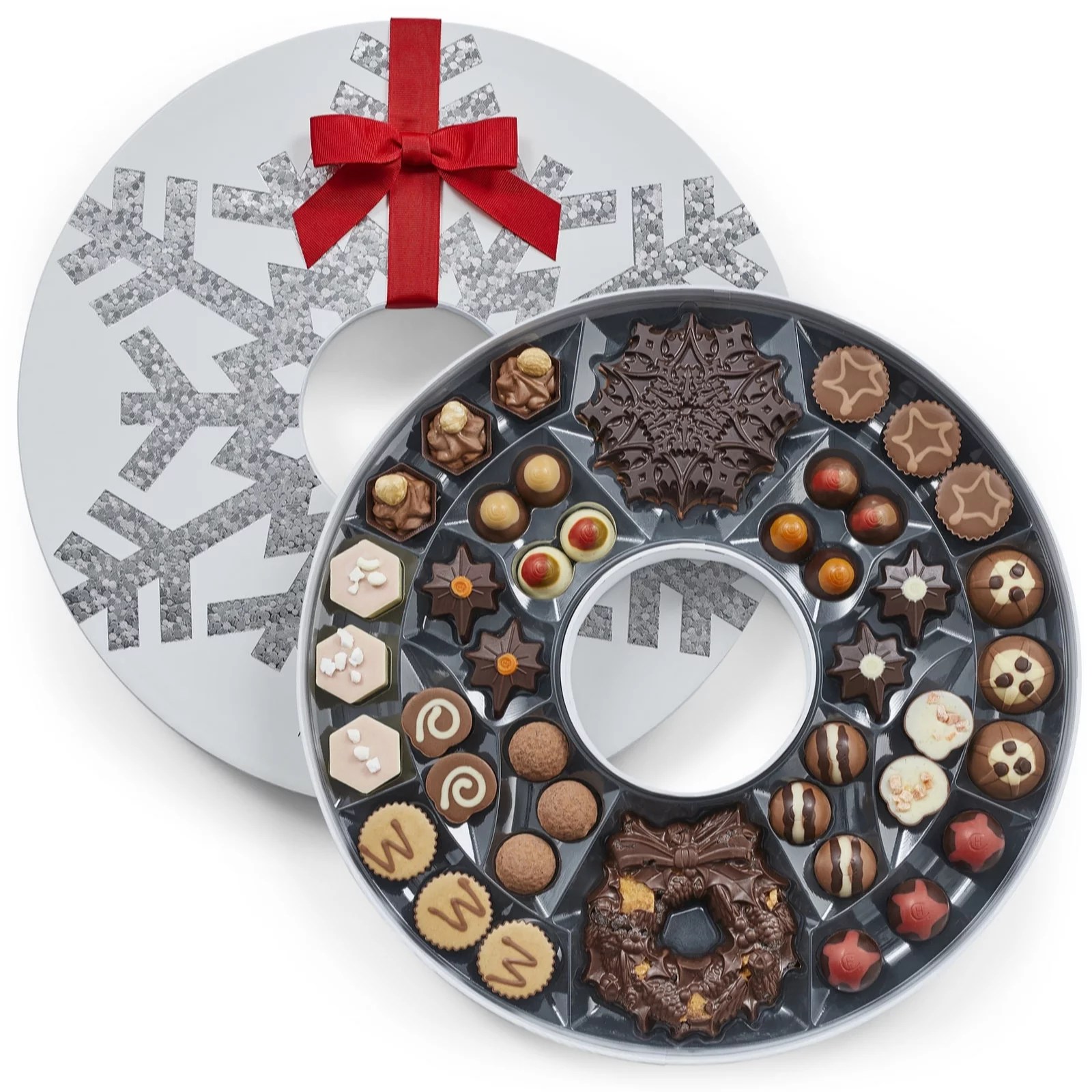 Hotel Chocolat Chocolate Christmas Wreath Box QVC UK