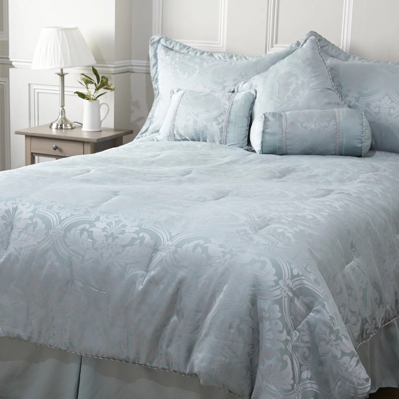Mayfair Manor Luciana 7pc Comforter Set QVC UK