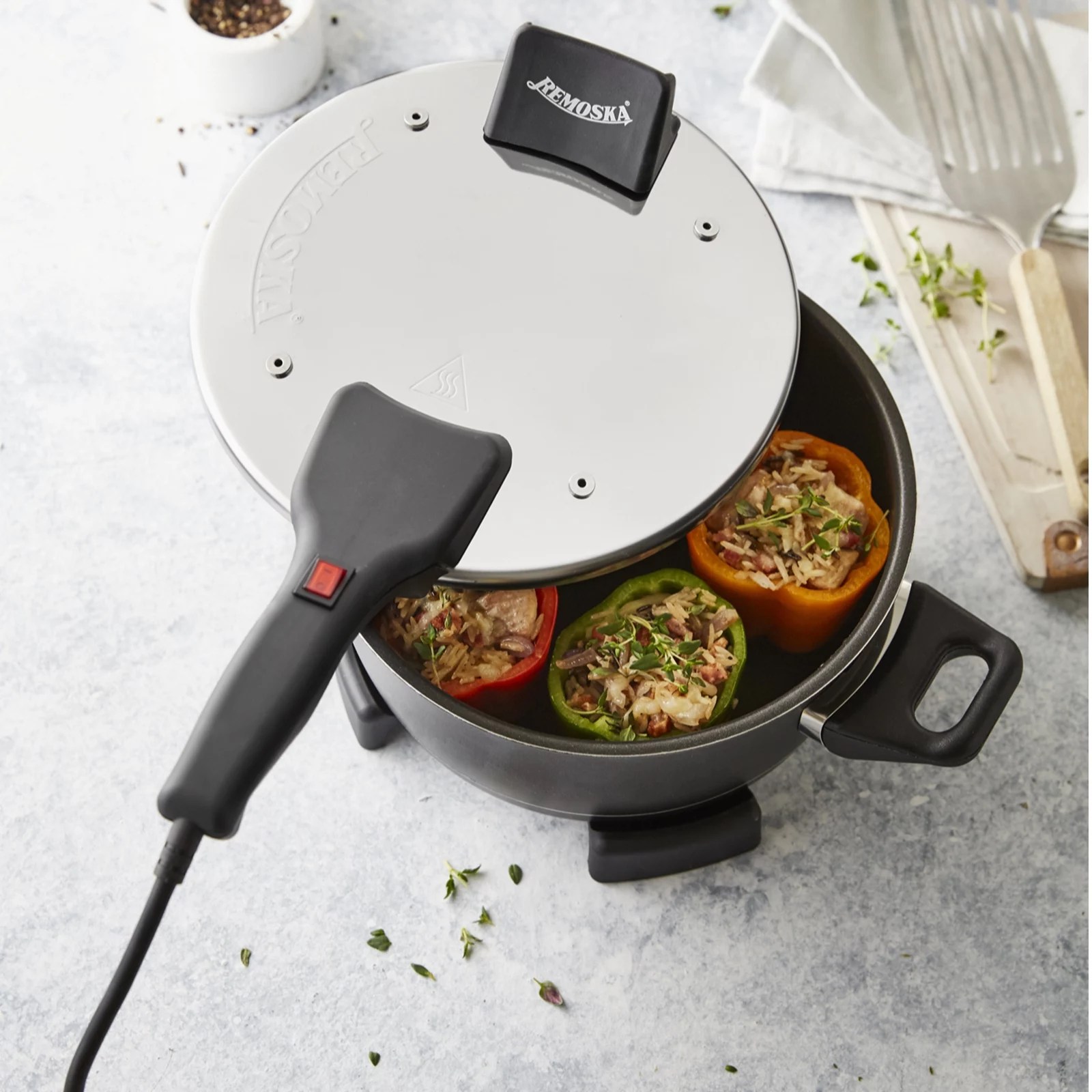 Lakeland Standard Remoska Electric Cooker with Rack QVC UK