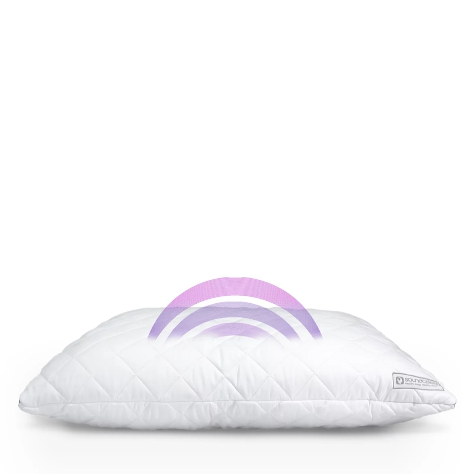 Sound Asleep Bluetooth Speaker Sleep Tracking Pillow & Pillowcase QVC UK