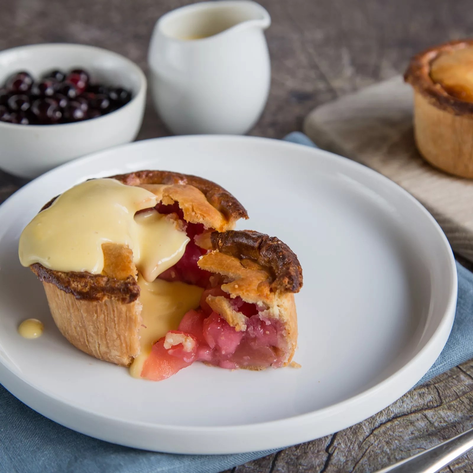 The Real Pie Company 10 Piece Fruit Pies QVC UK