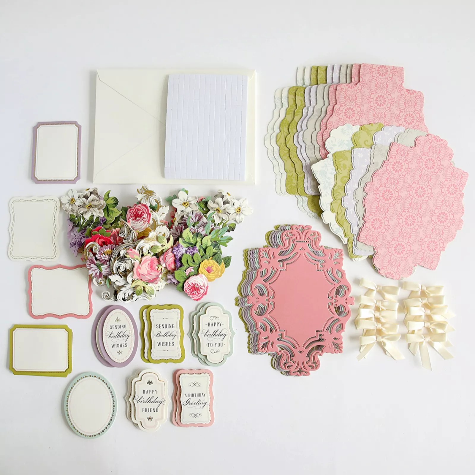 Anna Griffin Simply Easel Birthday Card Making Kit QVC UK