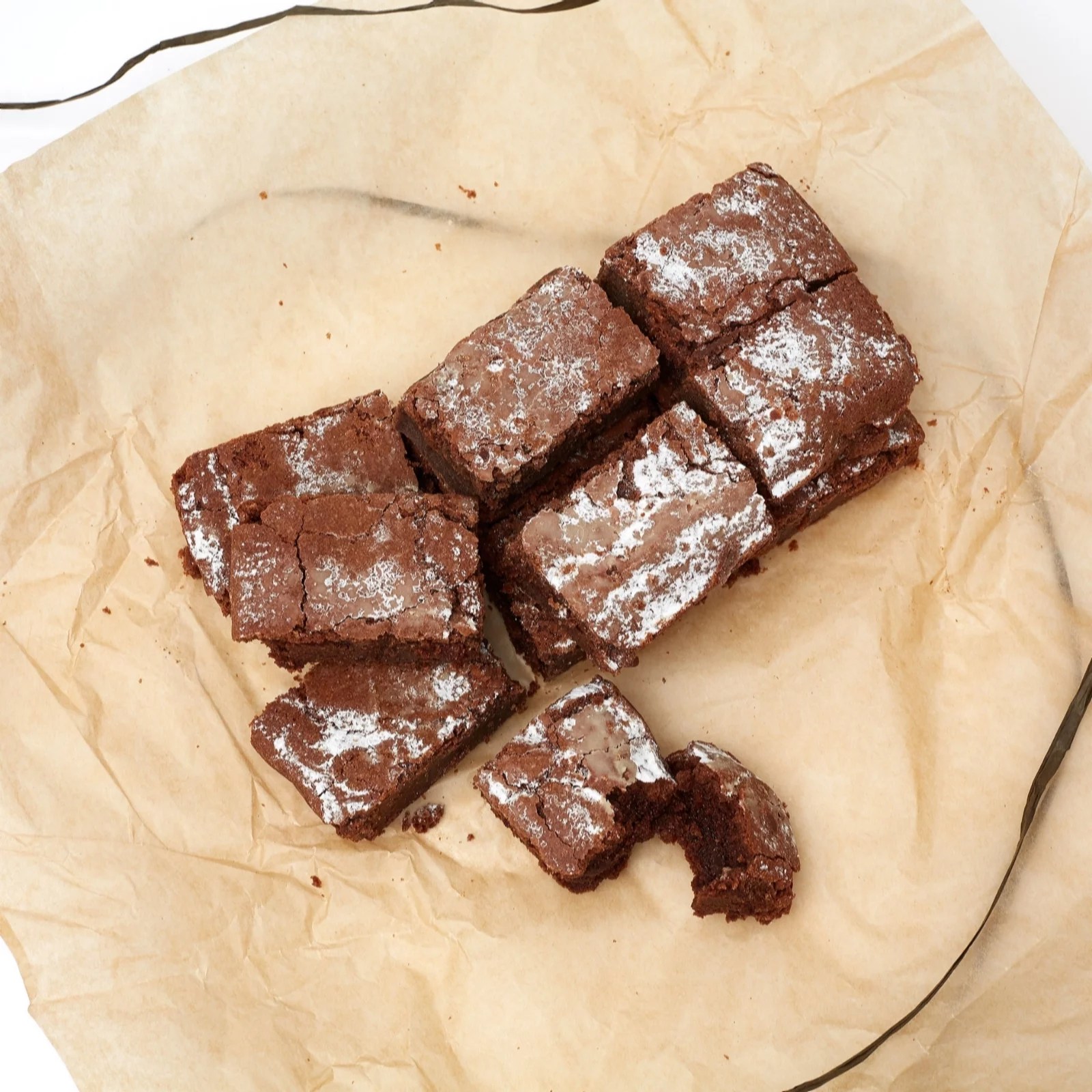 Gower Cottage Set of 2 12 Handmade Belgian Chocolate Brownies with Tin