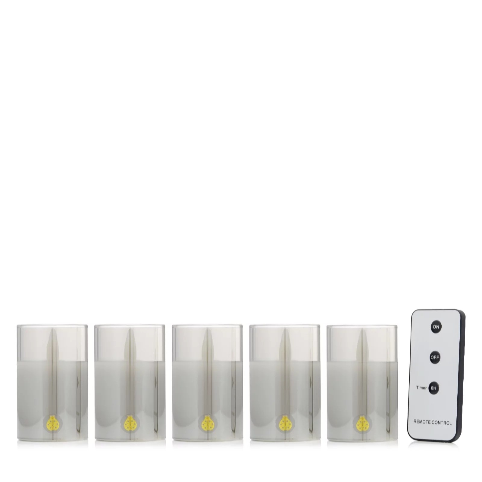 Outlet Amanda Holden Set of 5 Votive Flameless Candles in Gift Box QVC UK