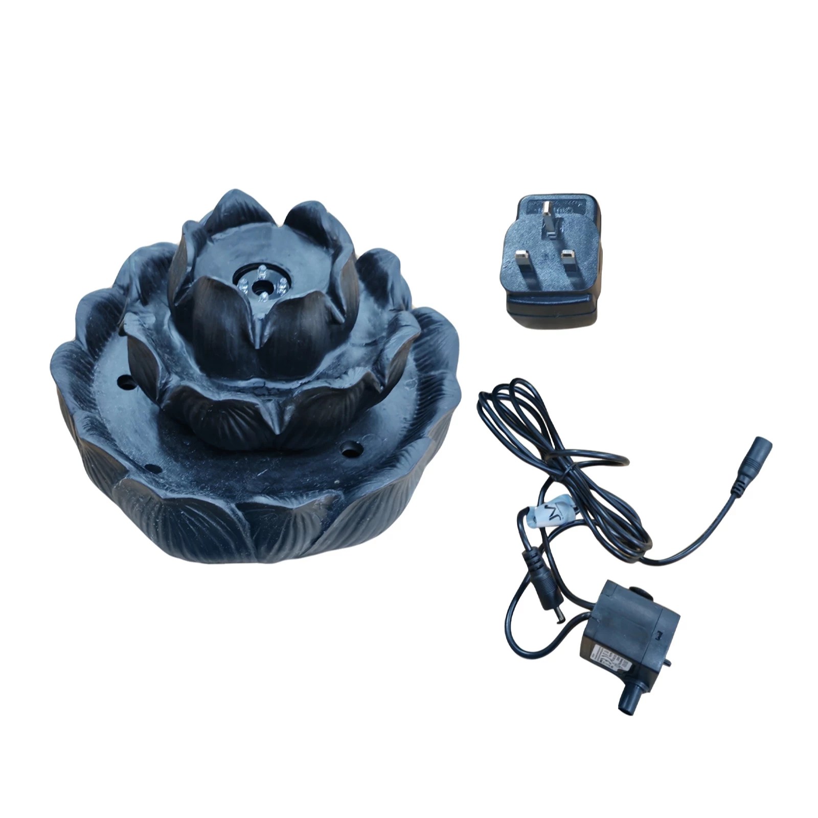 JM by Julien Macdonald Lotus Flower Indoor Water Feature QVC UK