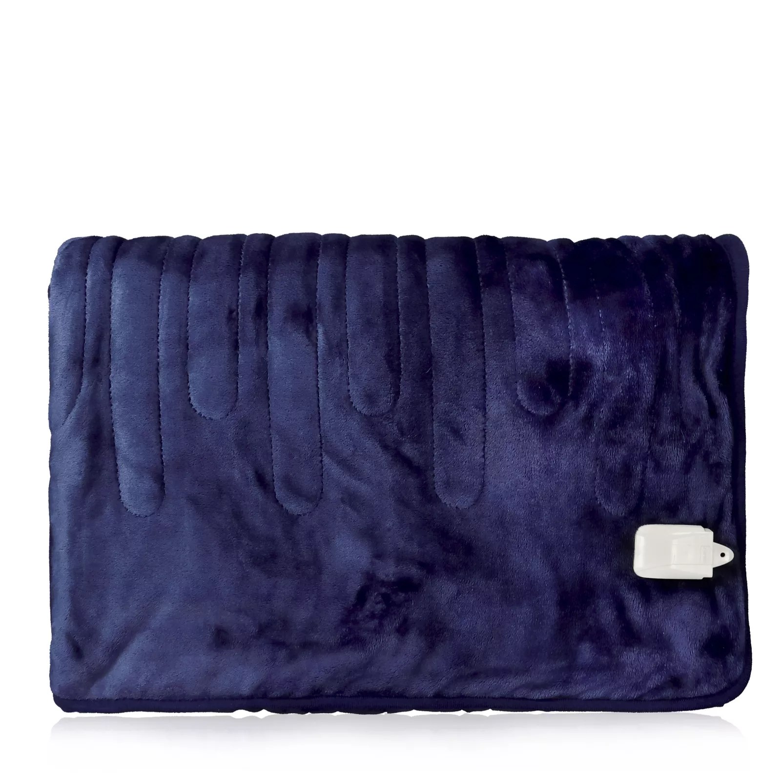 Cozee Home Plush Heated Wrap with Reverse Sherpa QVC UK