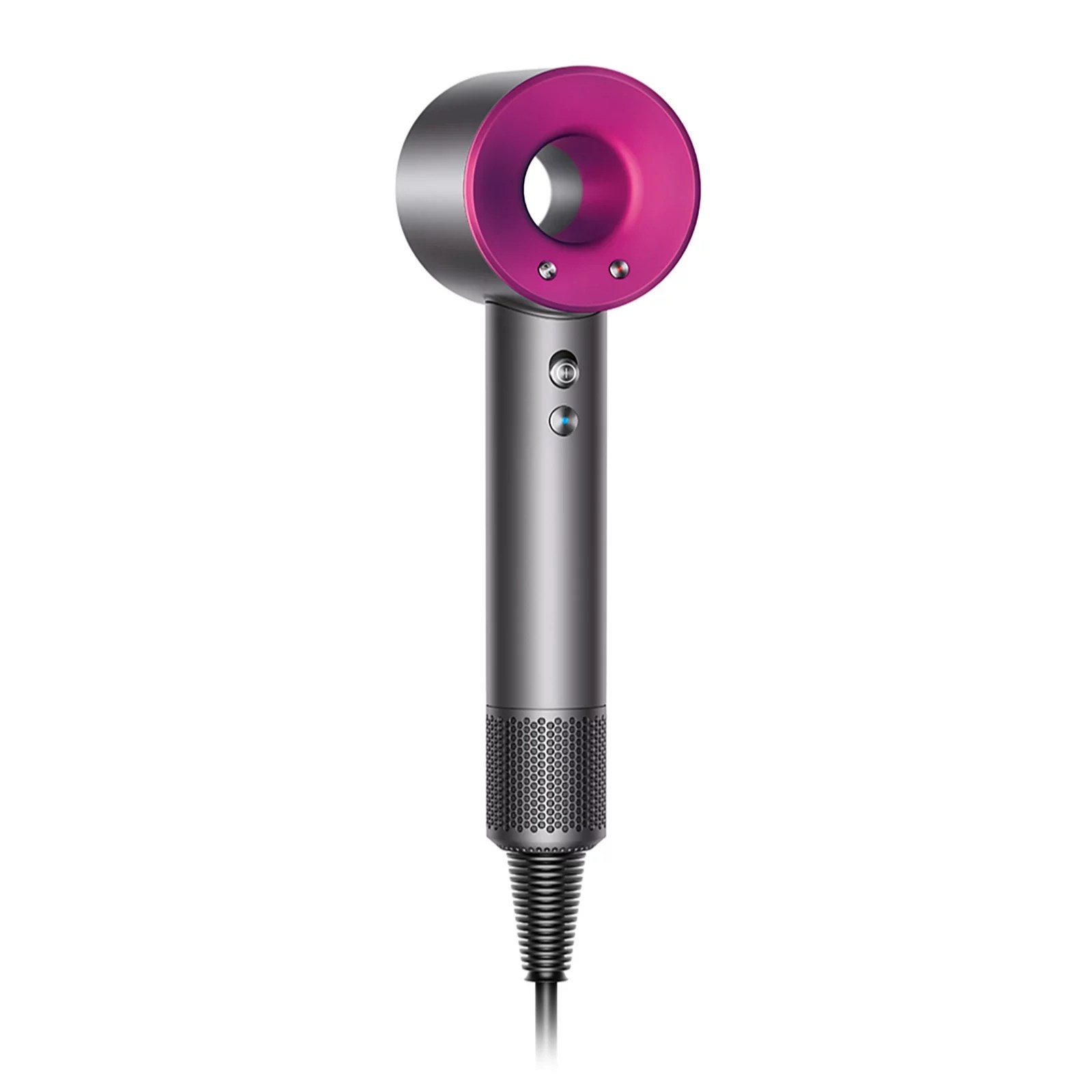 Dyson Iron Fuchsia Supersonic Hair Dryer with Silver Stand QVC UK