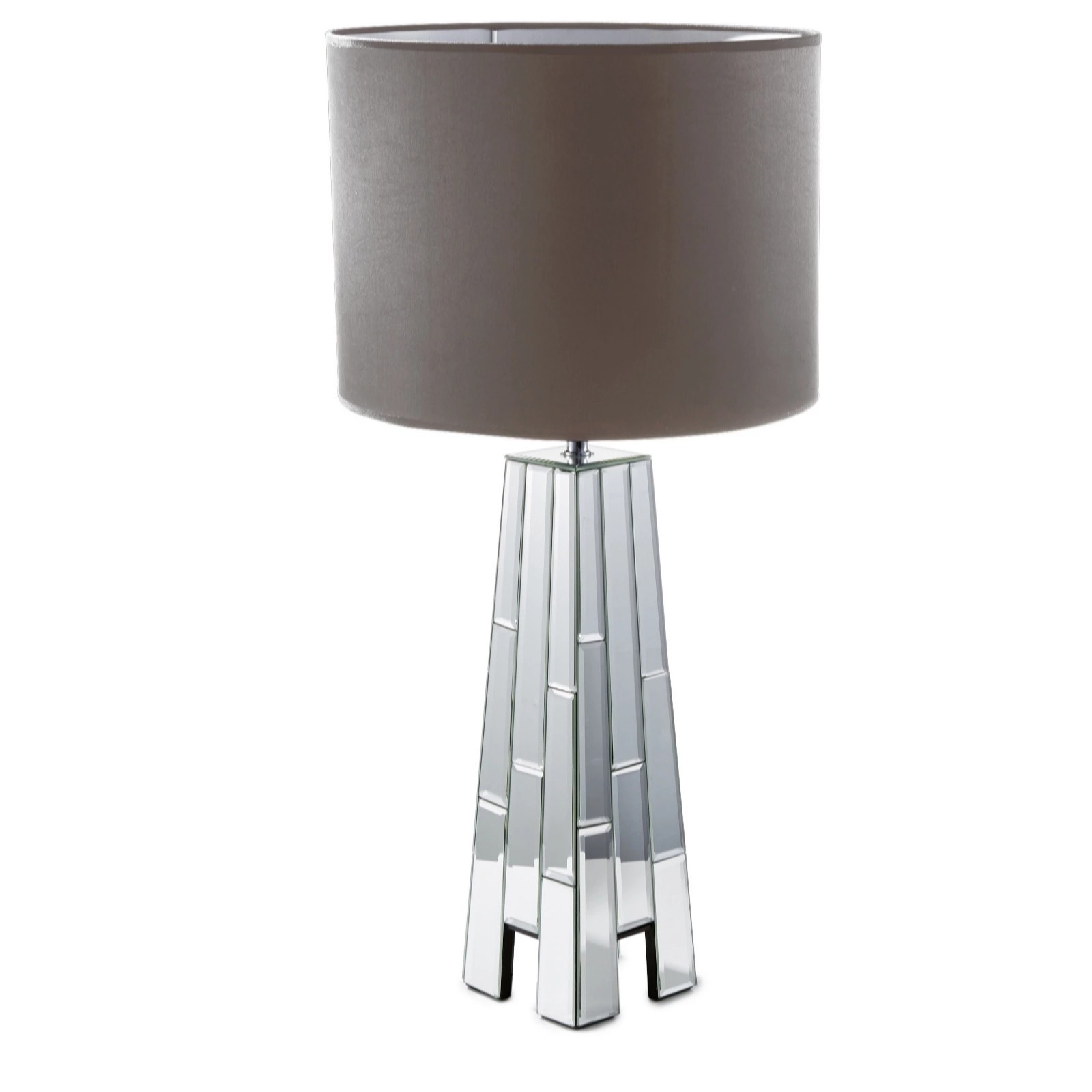JM by Julien Macdonald Paved Lamp with Black Drum Shade QVC UK