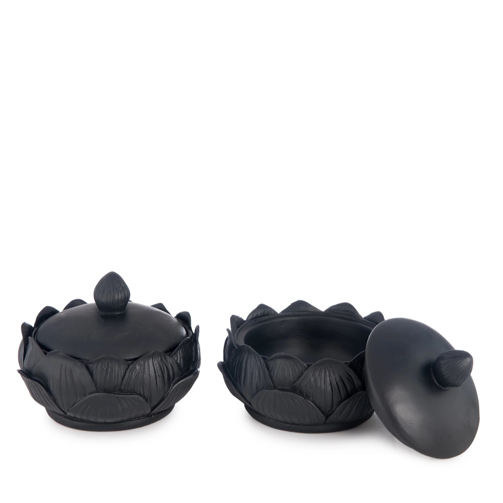 JM by Julien Macdonald Set of 2 Lotus Flower Trinket Box QVC UK