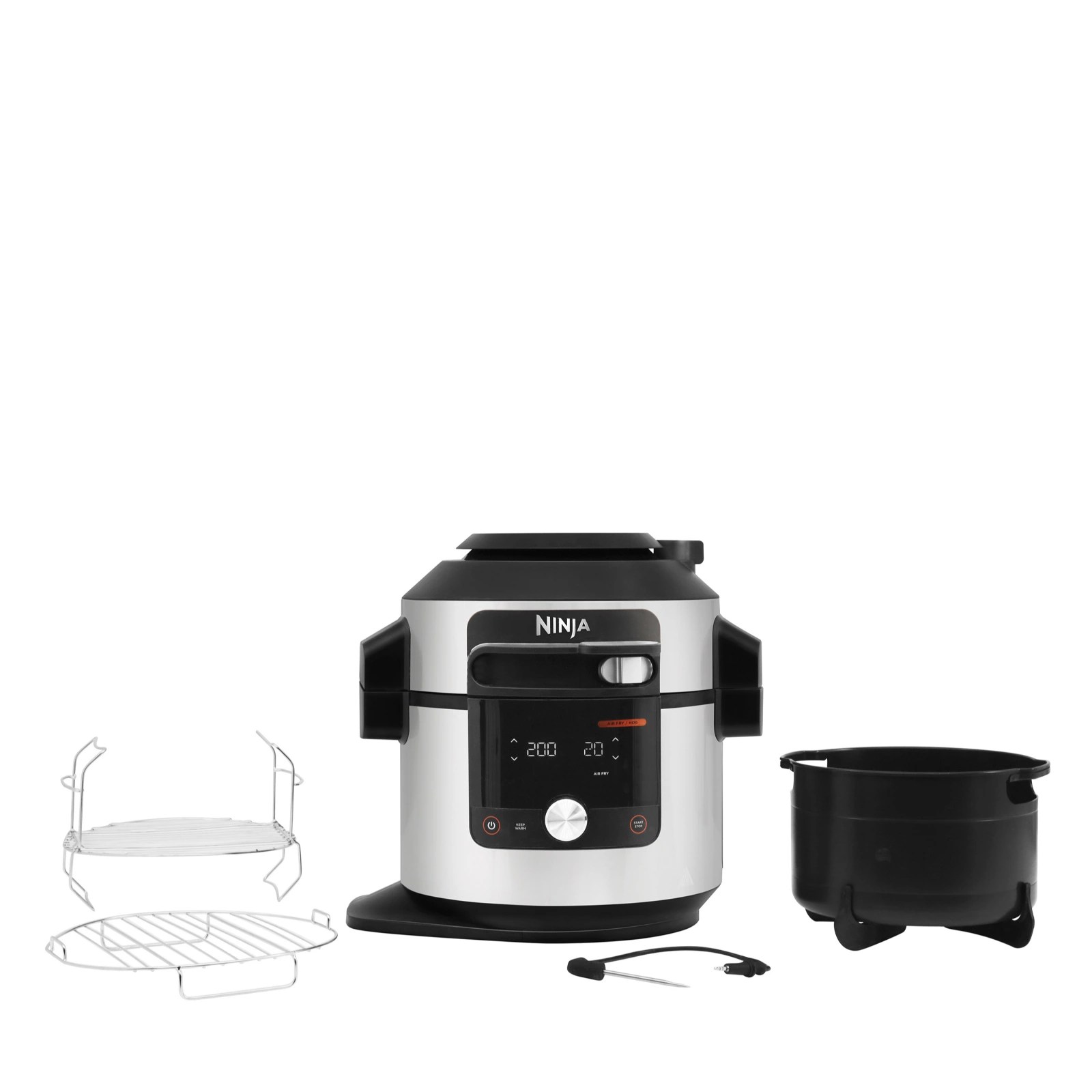 Ninja Foodi SmartLid 7.5L 15 in 1 Multi Cooker & Air Fryer OL750UK QVC UK