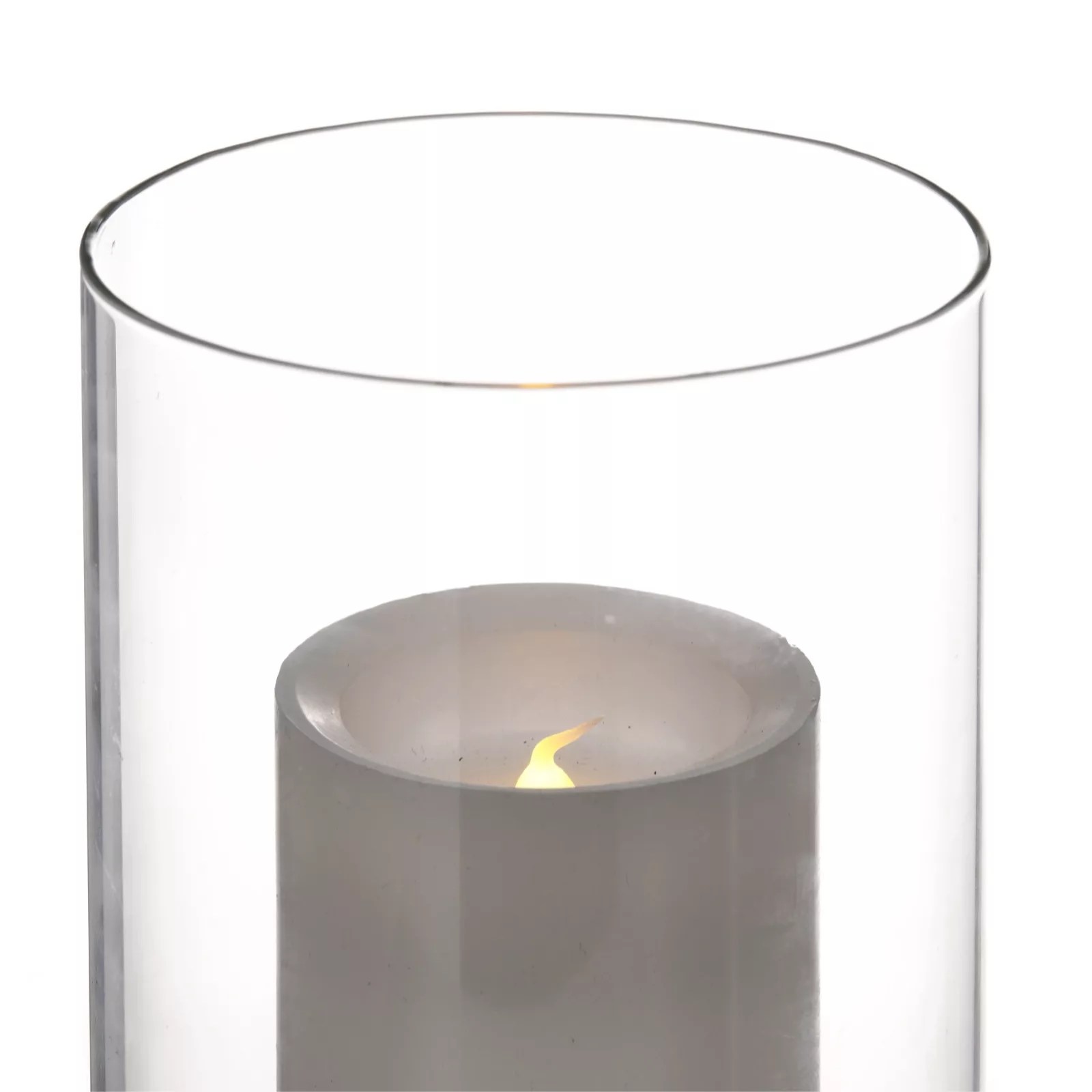 Outlet K by Kelly Hoppen Large Indoor Outdoor Wax LED Candle QVC UK