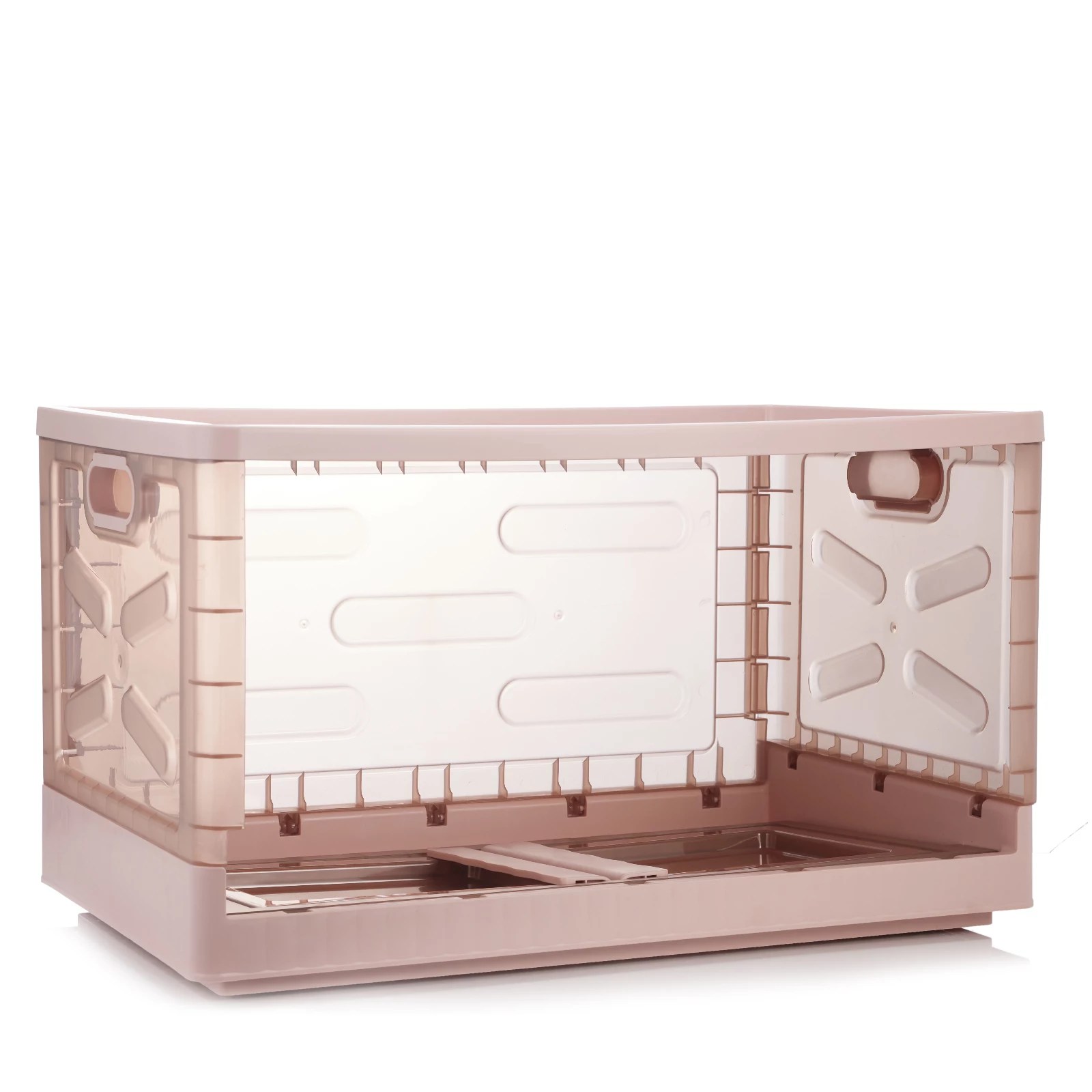 Organised Options Set of 2 Foldable Collapsible 72L Storage Boxes QVC UK