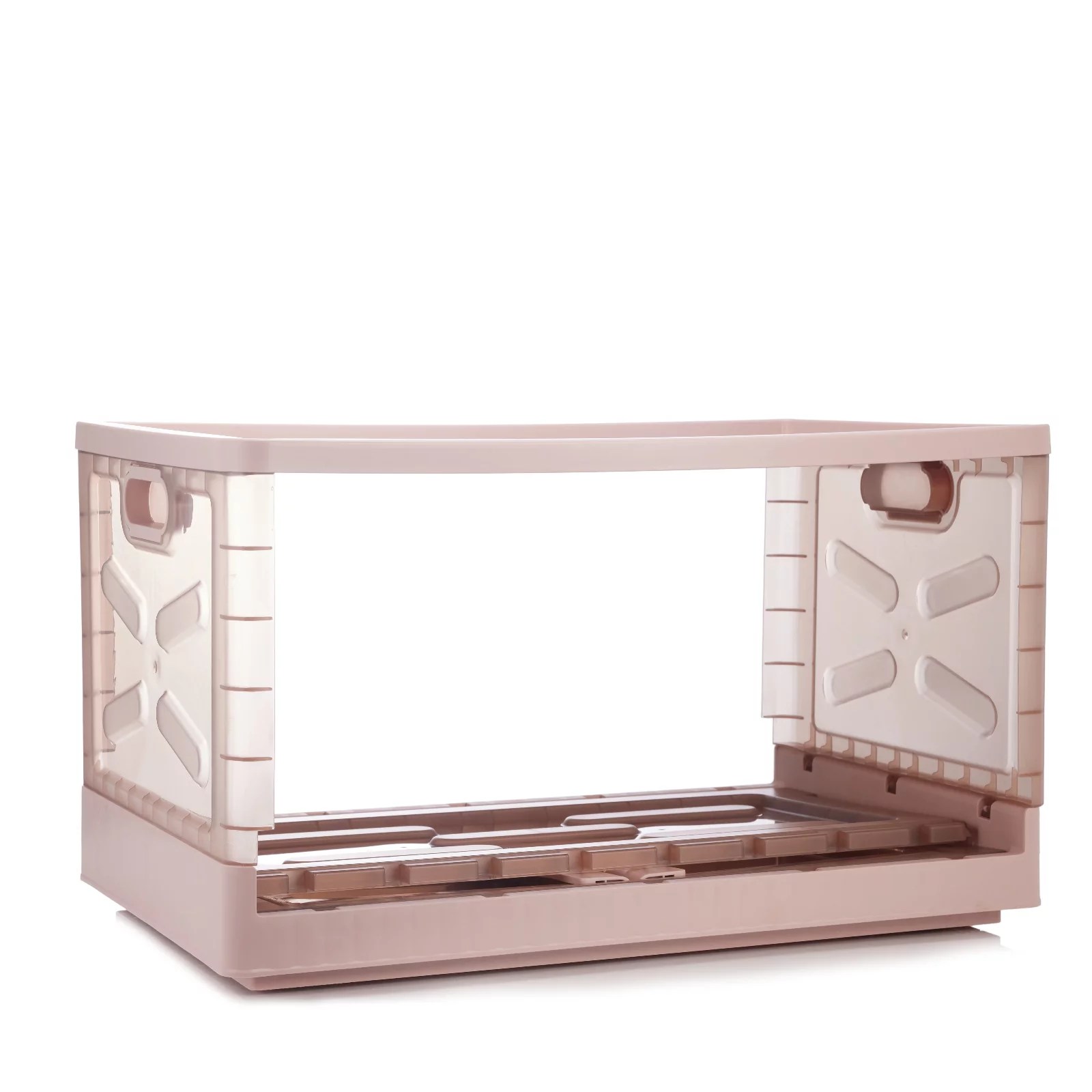 Organised Options Set of 2 Foldable Collapsible 72L Storage Boxes QVC UK