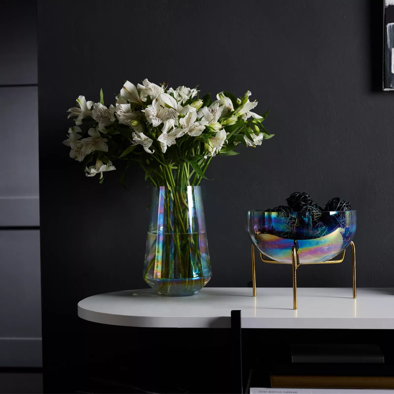 Luxenoa Iridescent Vase QVC UK