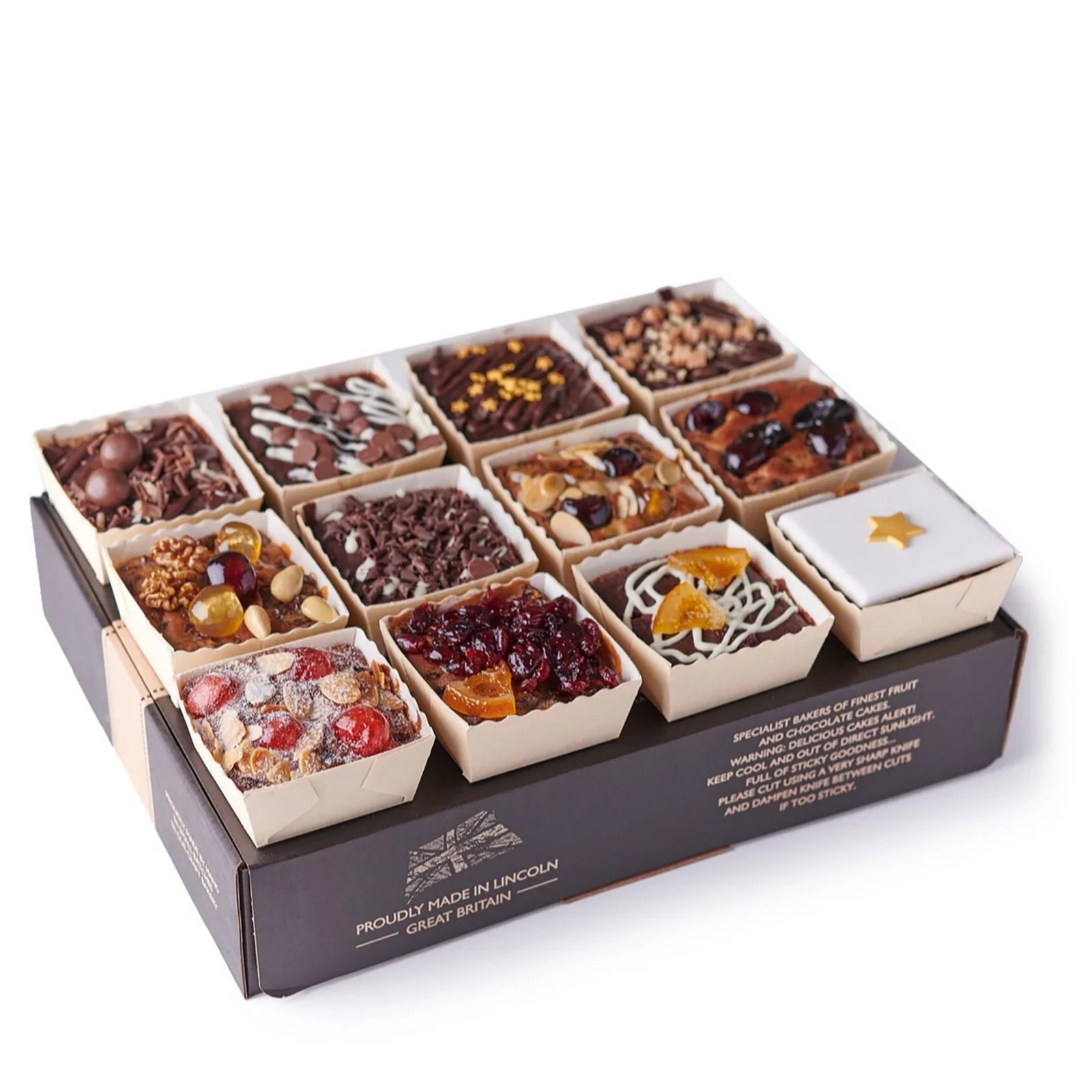 The Original Cake Company 1.6kg 12 Cakes of Christmas QVC UK