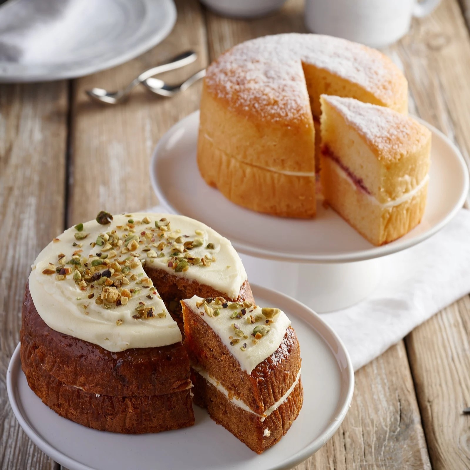 The Original Cake Company Large Gateau Twin Cake Pack QVC UK