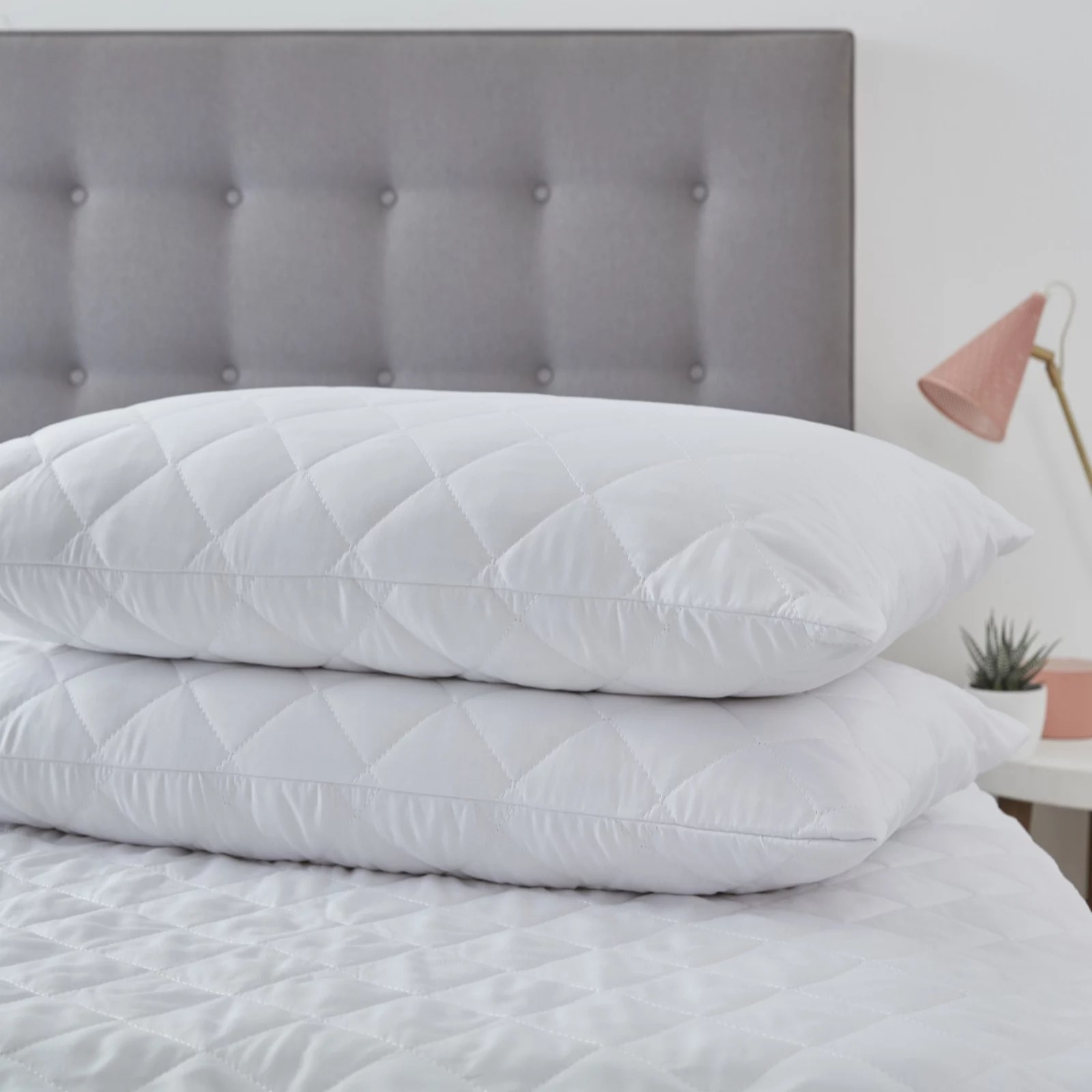 Silentnight Super Springy Anti Allergen Pillow Protector QVC UK