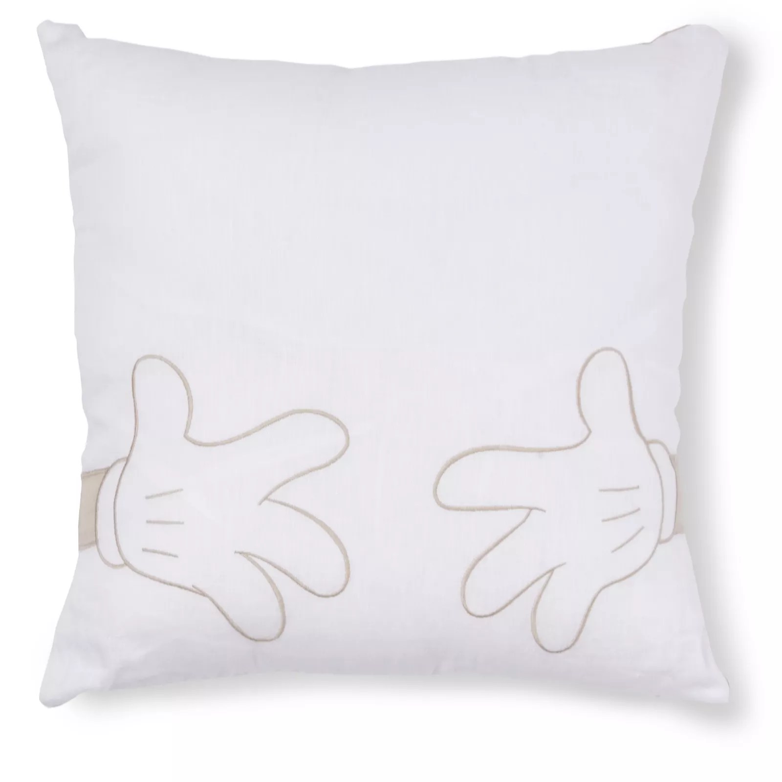 Kelly Hoppen X Mickey Mouse Embroidered Hugging Linen Scatter Cushion