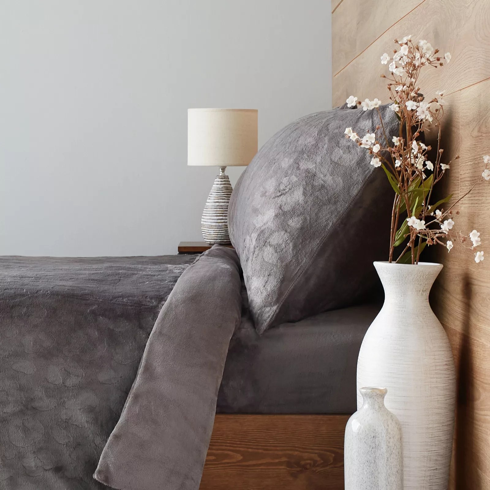 Cozee Home Set of 2 Embossed Velvetsoft 4 Piece Duvet Sets QVC UK