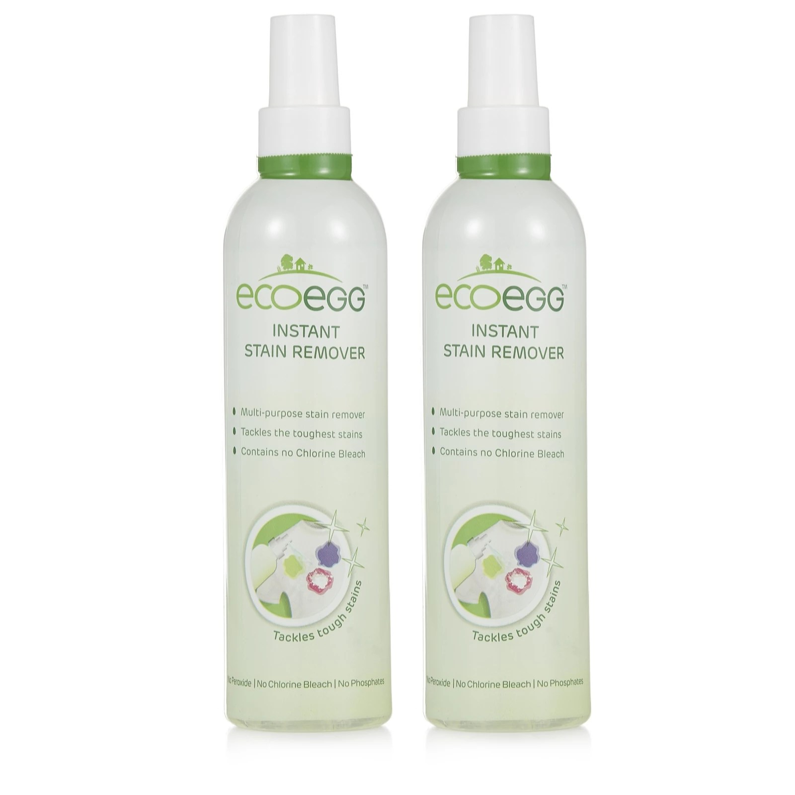 Ecoegg Stain Remover Spray 2x 240ml QVC UK