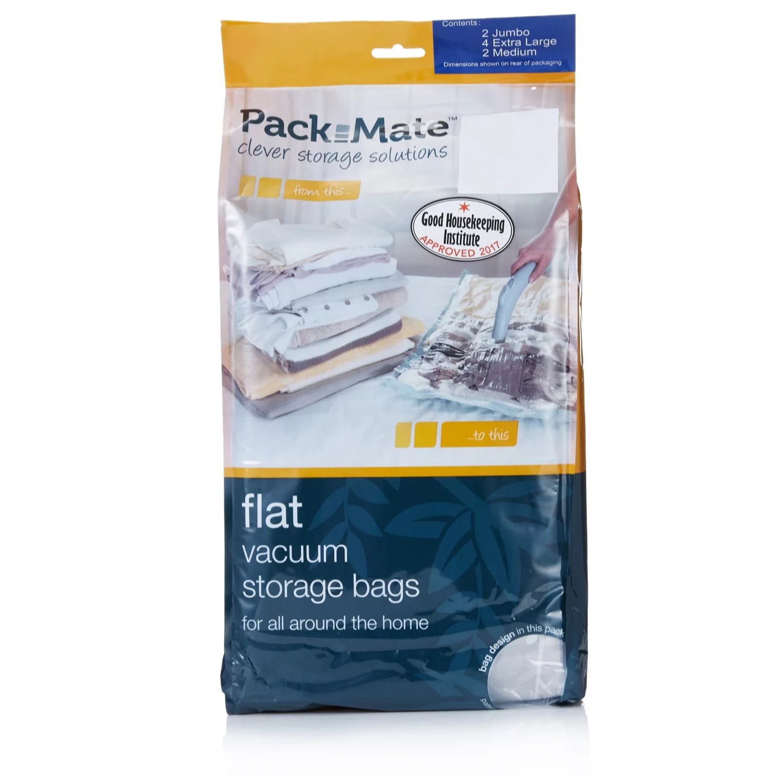 Pack Mate 8 Piece Vacuum Bag Set QVC UK