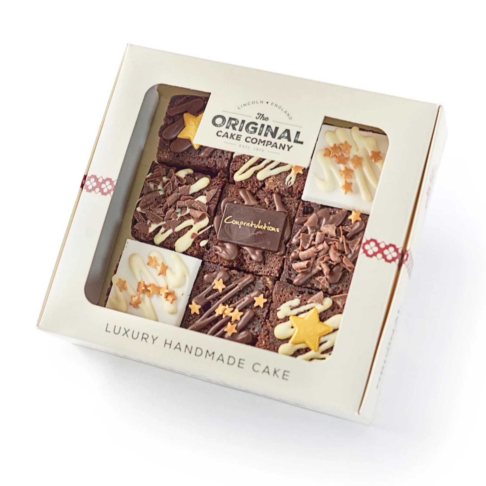 The Original Cake Company 9 Piece Congratulations Luxury Chocolate