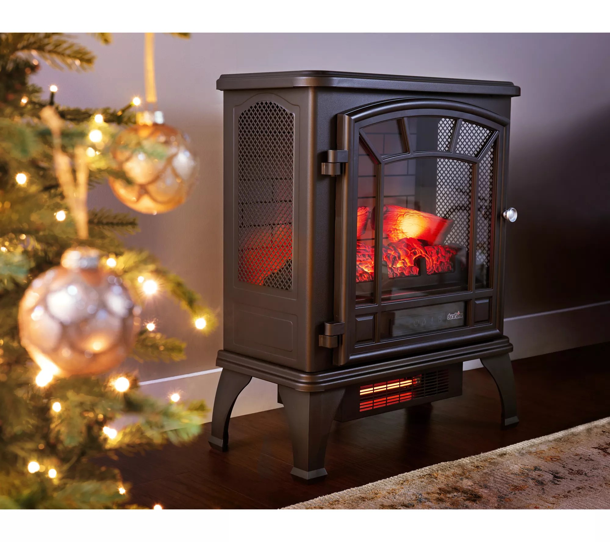 Duraflame Infrared Stove Heater with Remote and 3D Flame Effect - QVC.com