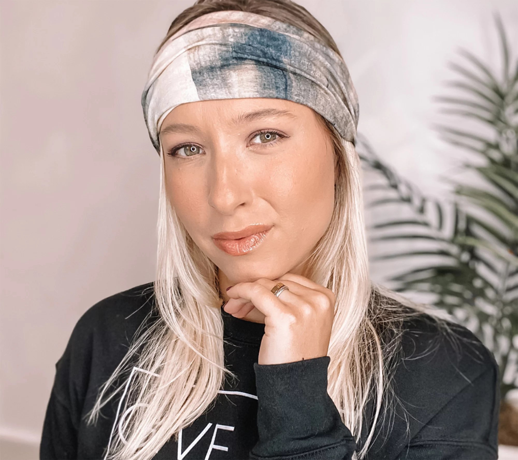 Headbands of Hope Set of 3 1 Tube Headband & 2 Knotted Headbands