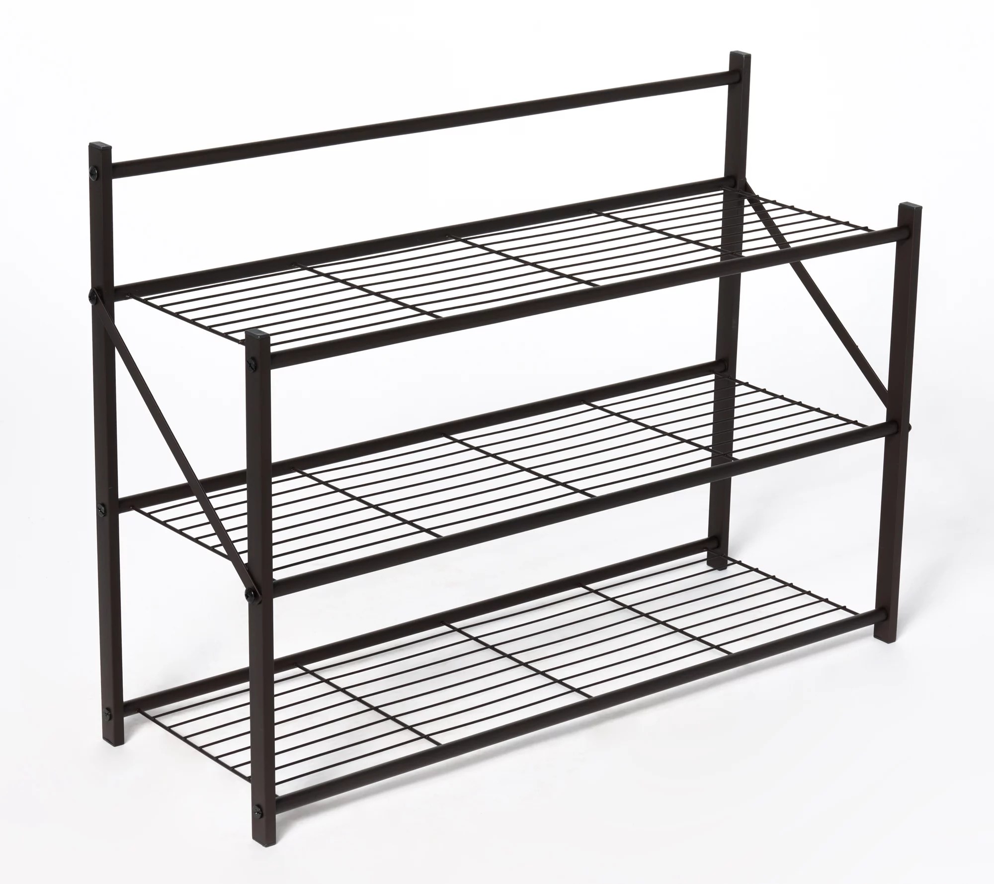 Cella 3Tier Foldable Shoe Rack