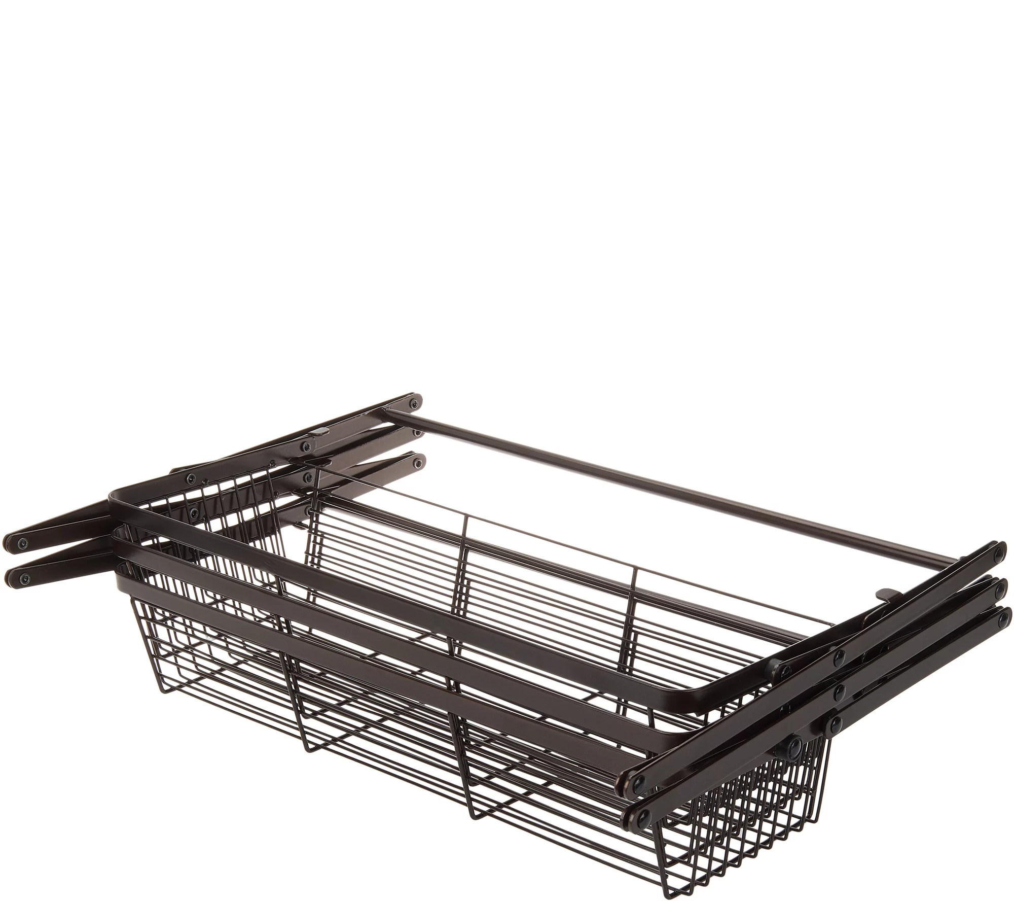 Set of 2 Collapsible OverTheDoor Organizers with 3 Baskets
