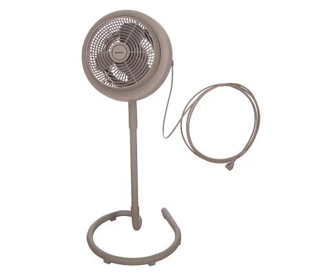 Holmes 3-speed Oscillating Patio Fan w/Misting Kit - Page 1 — QVC.com