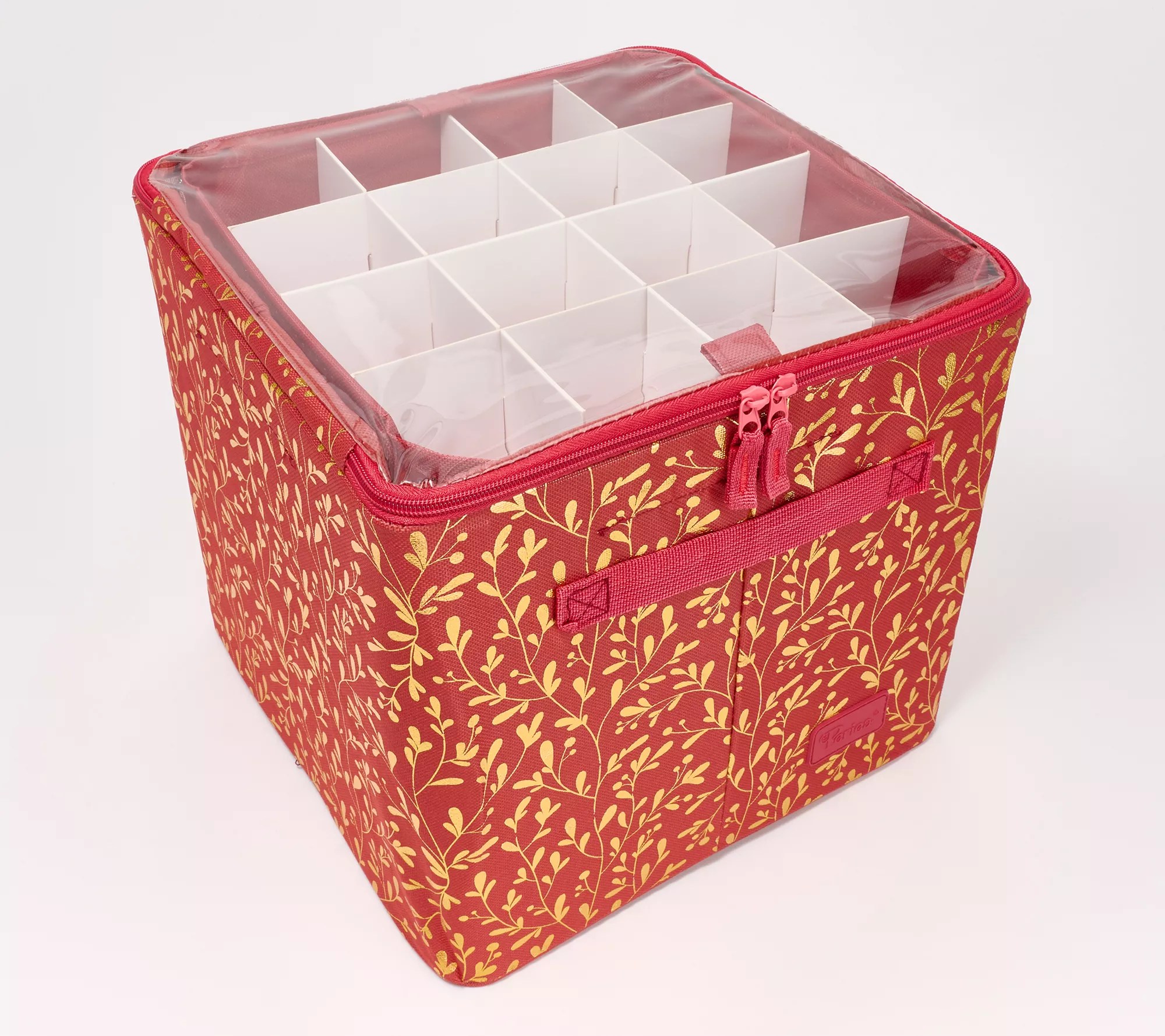 Periea 64Piece Collapsible Ornament Storage Box