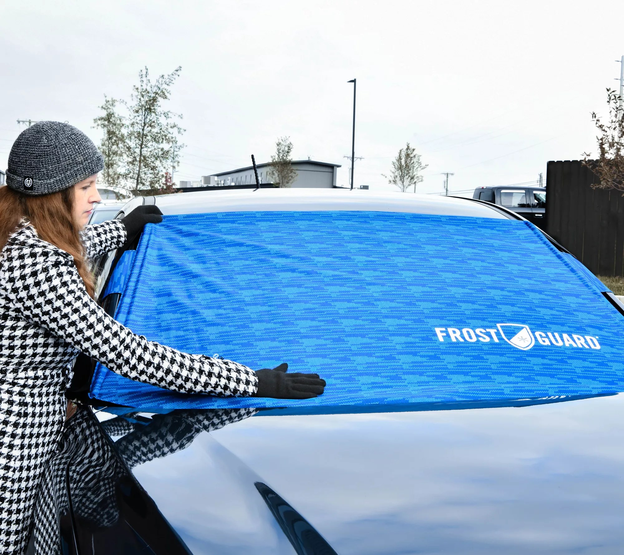 FrostGuard Deluxe Front Windshield Protector & Mirror Covers