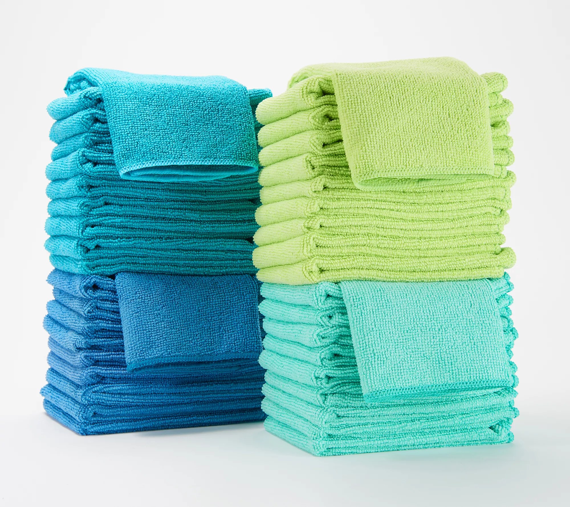 40Piece Premium Microfiber Towel Set by Campanelli