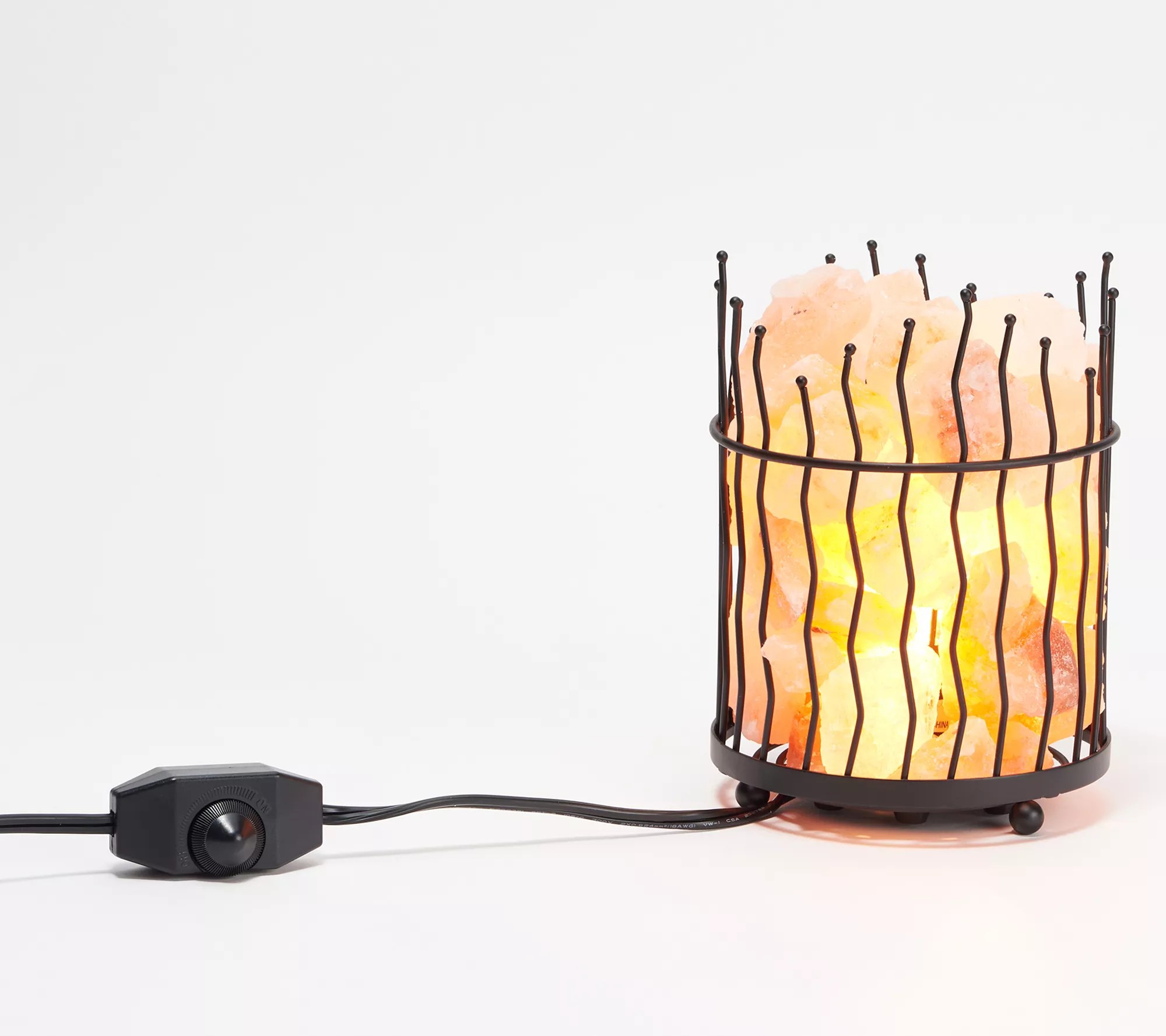 Home Reflections Himalayan Salt Crystal Lamp with Dimmer