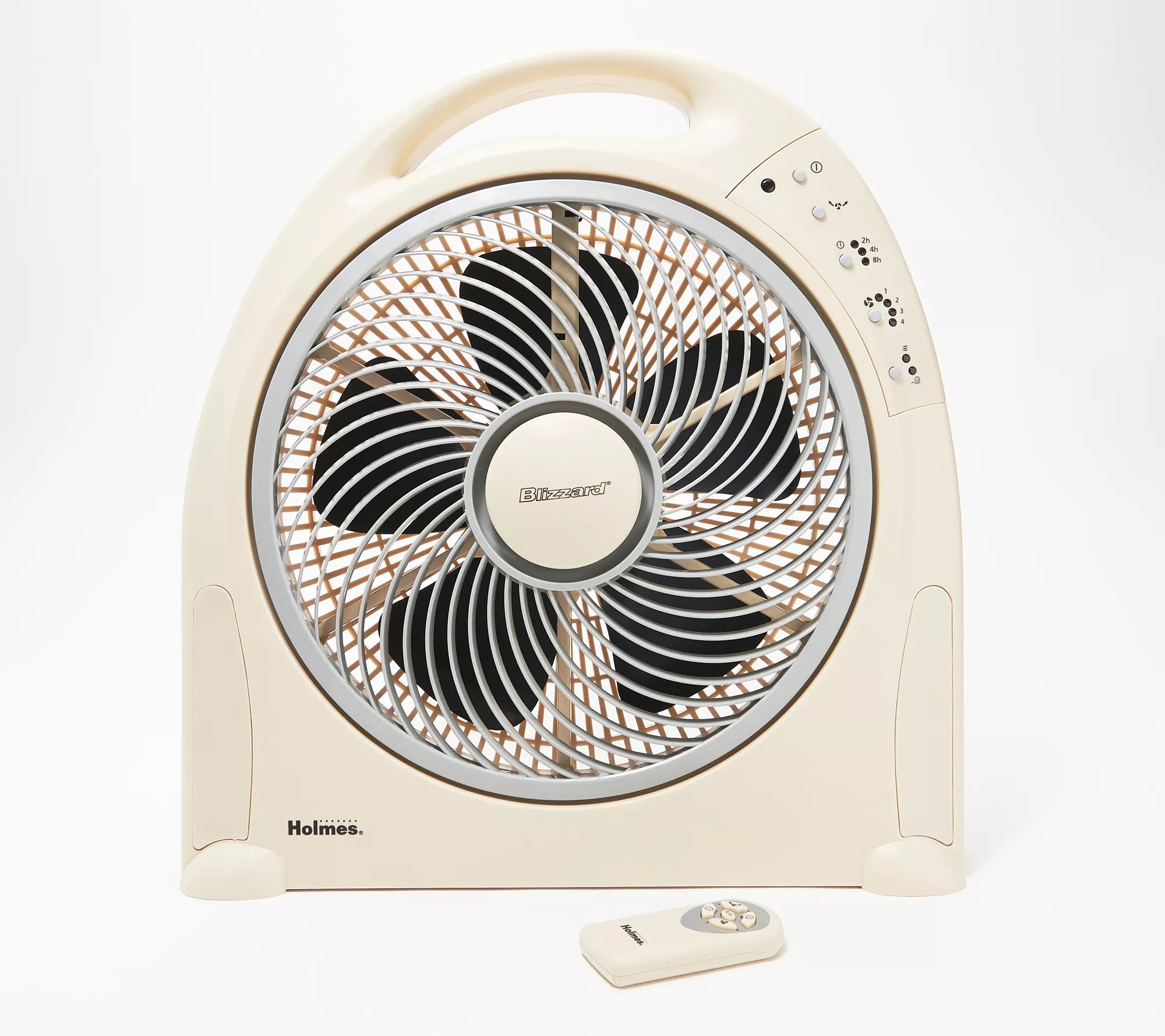 Holmes Blizzard 12" 4Speed Fan w/ Rotating Grill & Remote
