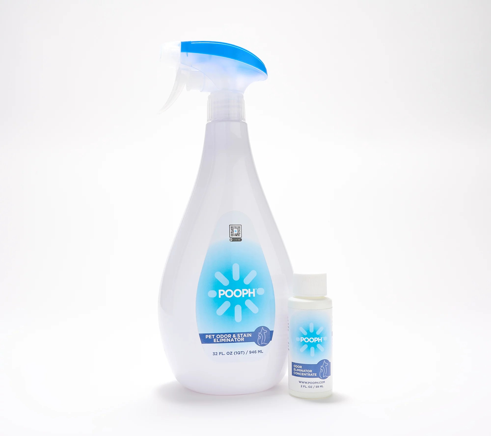 Pooph! 32oz Pet Odor & Stain Eliminator w/ 2oz Concentrate