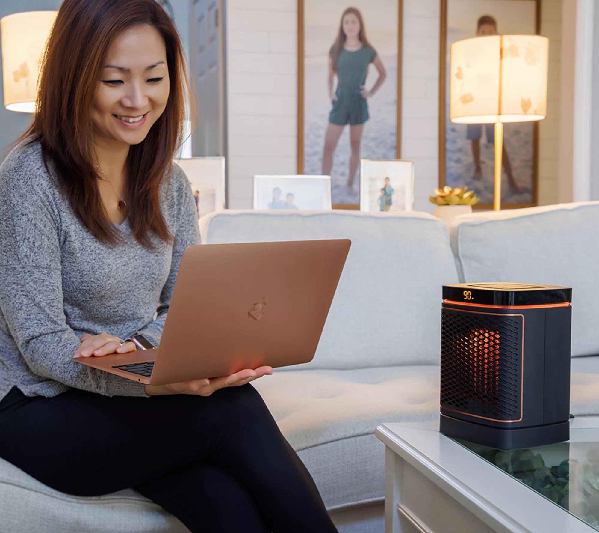 Handy Heater Copper Core 1500W Quick Heat Heater & Fan - QVC.com