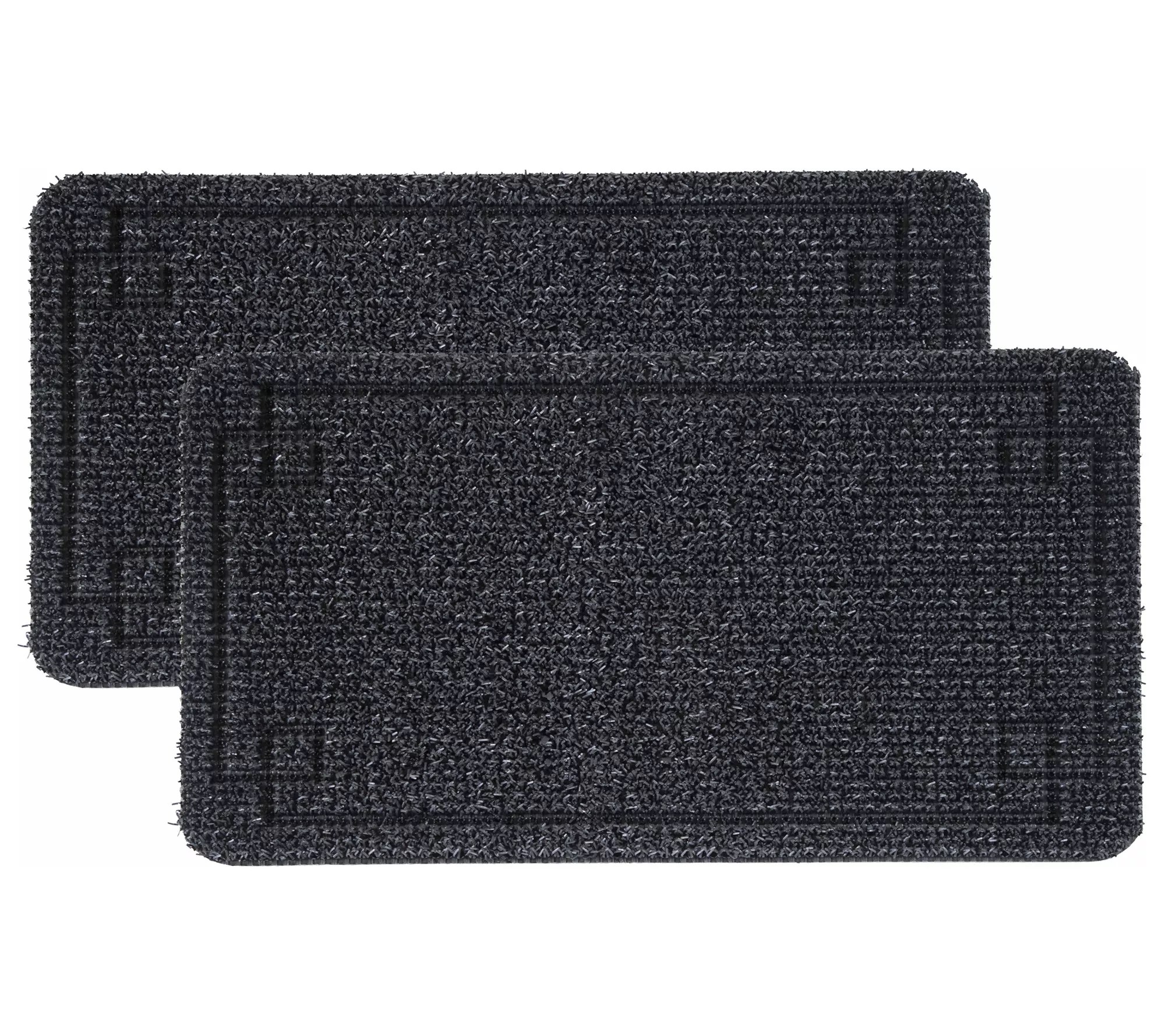 (QVC) Grassworx Set of 2 Dirt Trapper 20"x36" Outdoor Astroturf Mats